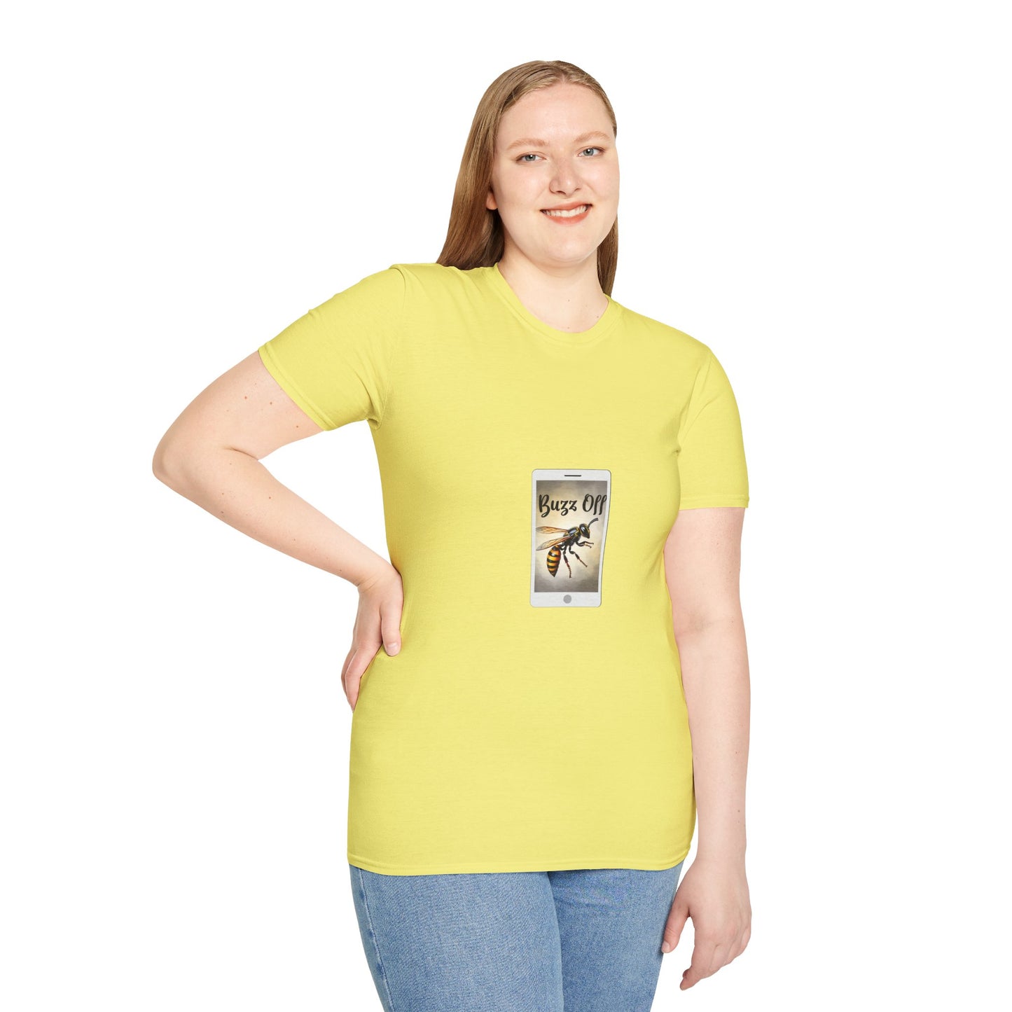 Buzz Off Bee Graphic Unisex T-Shirt - Fun, Casual Wear for Nature Lovers