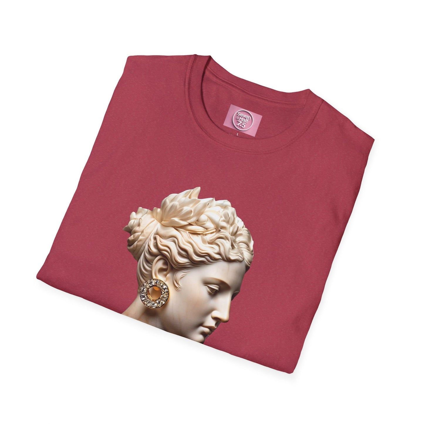 Classical Art Softstyle T-Shirt - Elegant Athena Design