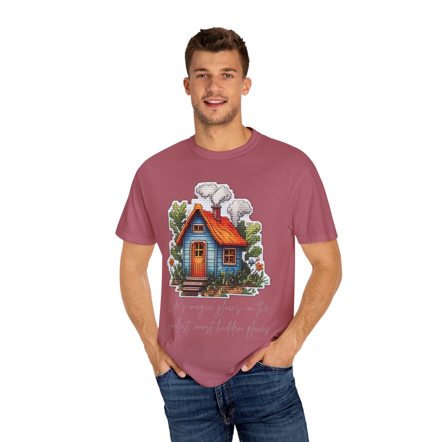 Magical Cottage T-Shirt - Garment-Dyed Unisex Tee
