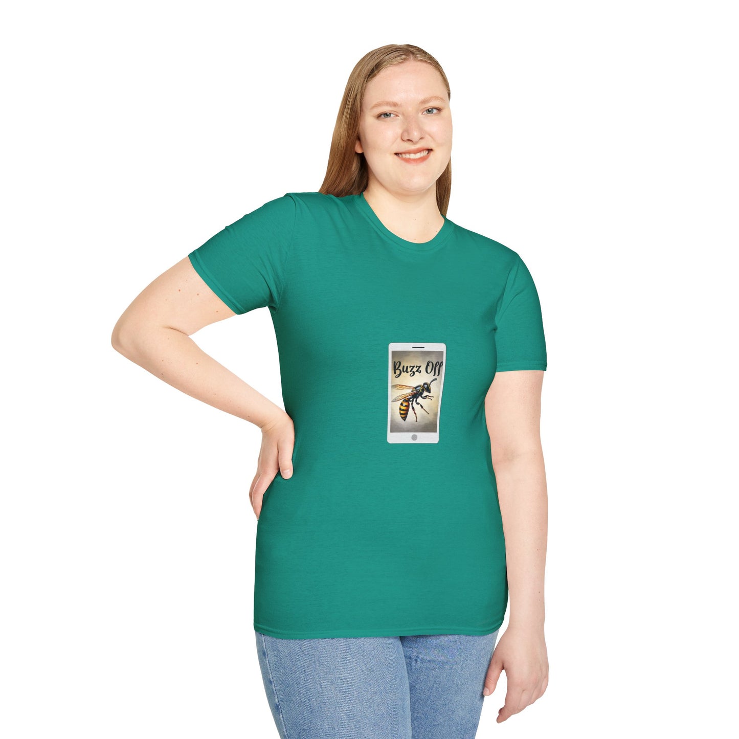 Buzz Off Bee Graphic Unisex T-Shirt - Fun, Casual Wear for Nature Lovers