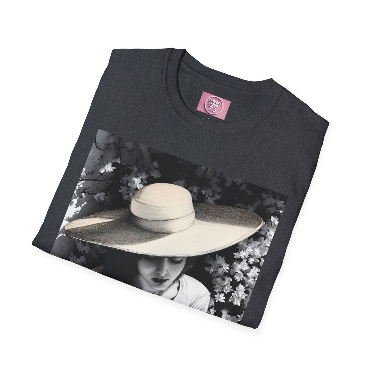 Elegant Charcoal art Softstyle T-Shirt - Perfect for Spring and Summer