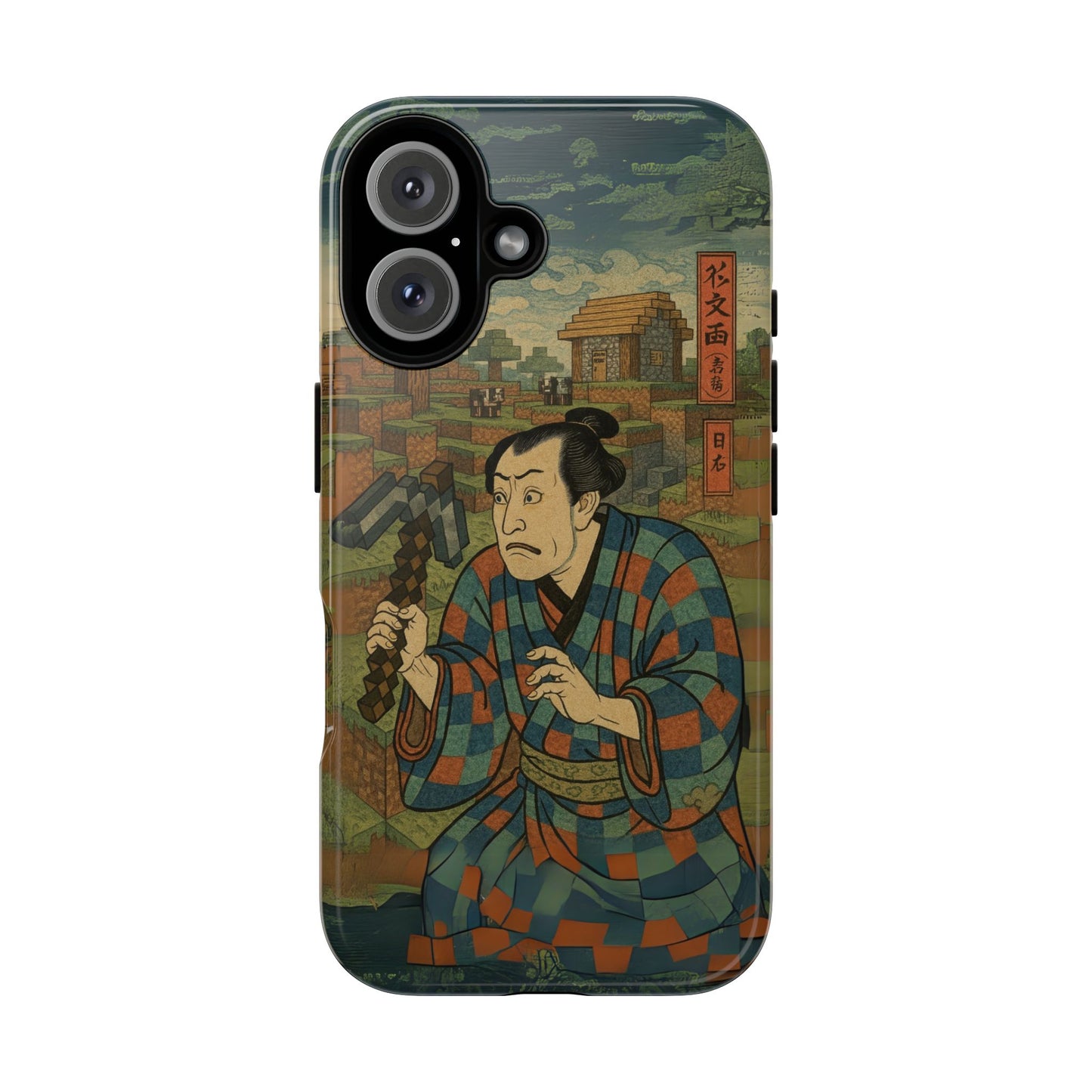 Tough Cases - Japanese Art Phone Case with Warrior Design