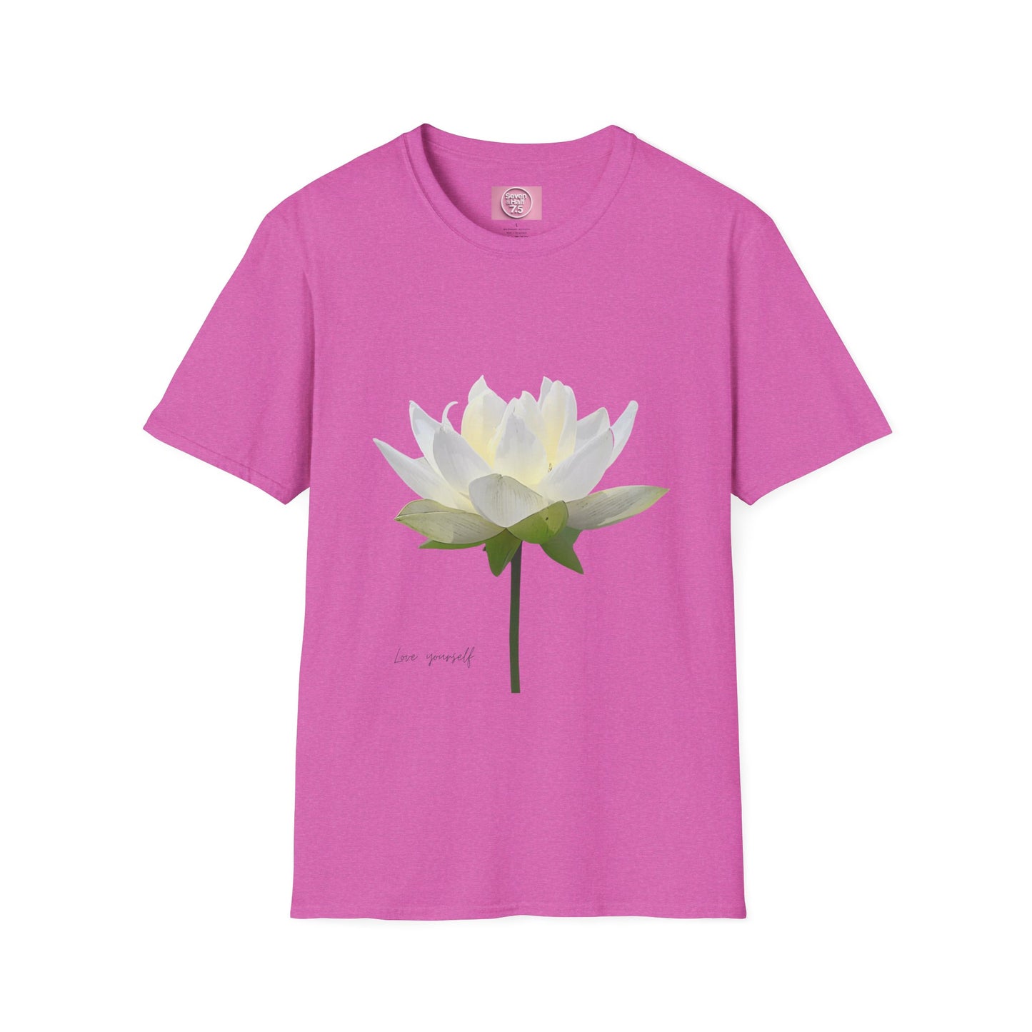 Love Yourself Lotus Flower T-Shirt - Unisex Softstyle Tee