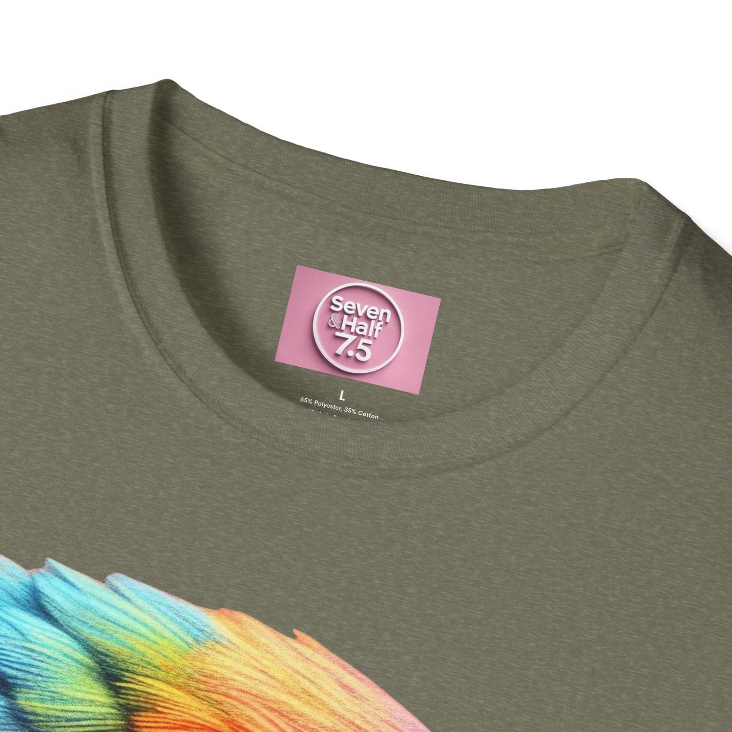 Vibrant Parrot Teamwork T-Shirt for Nature Lovers