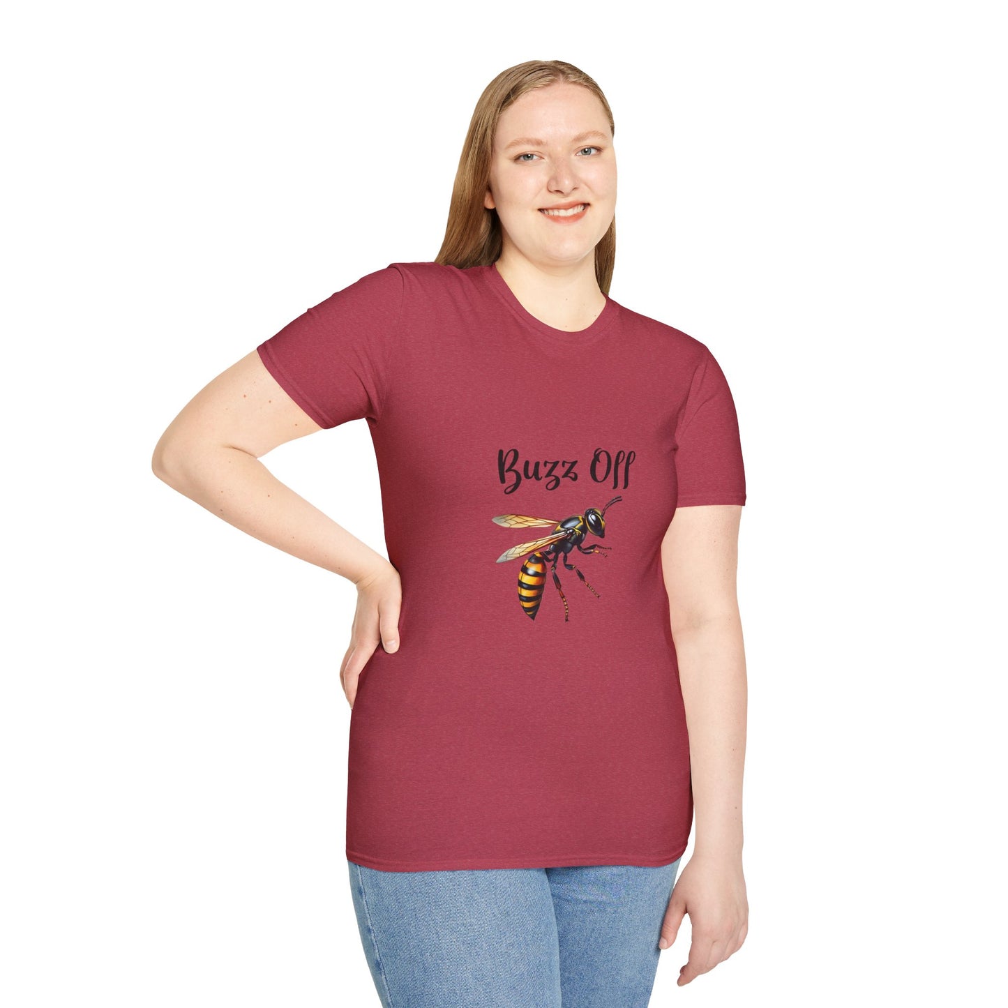 Buzz Off Bee Unisex Softstyle T-Shirt