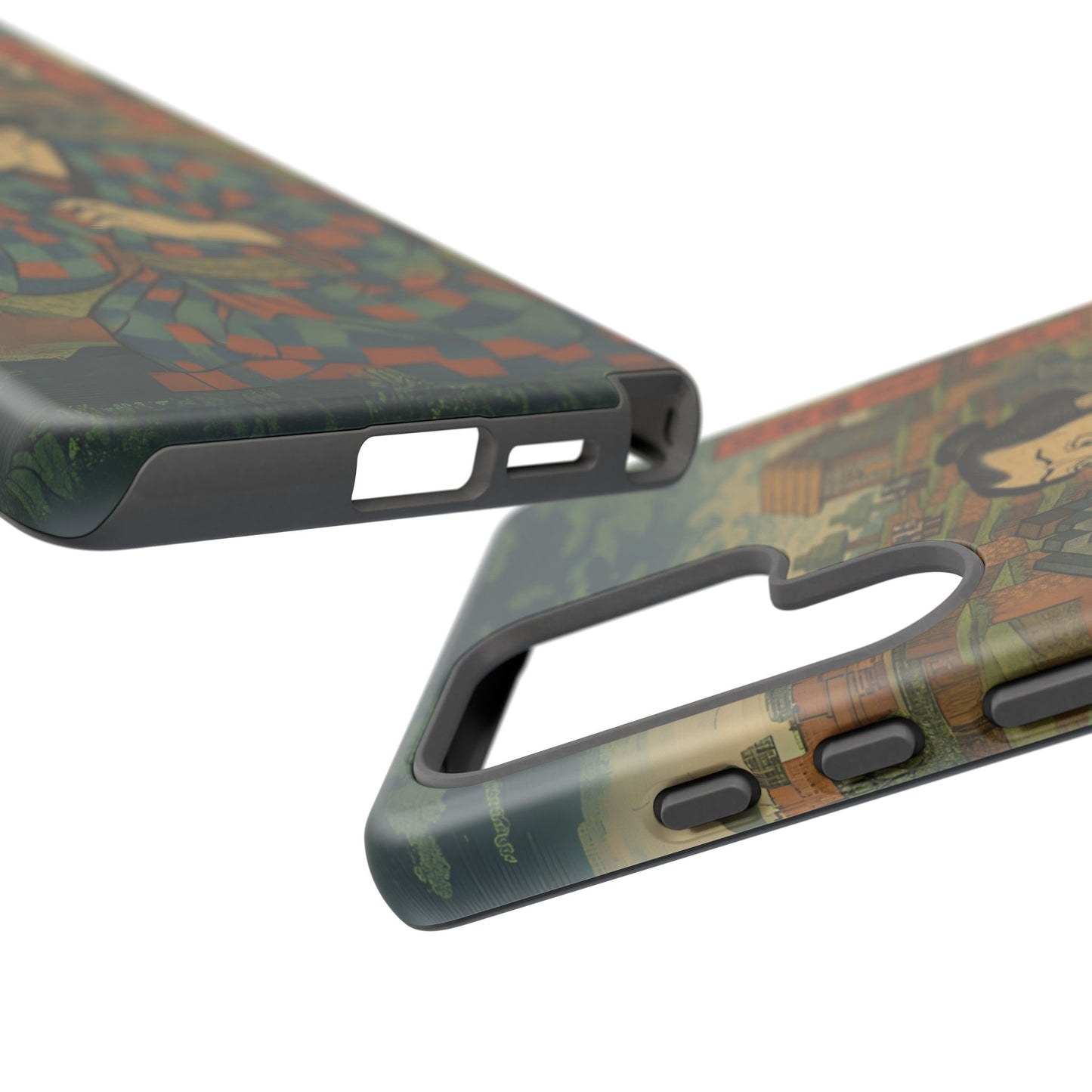 Tough Cases - Japanese Art Phone Case with Warrior Design