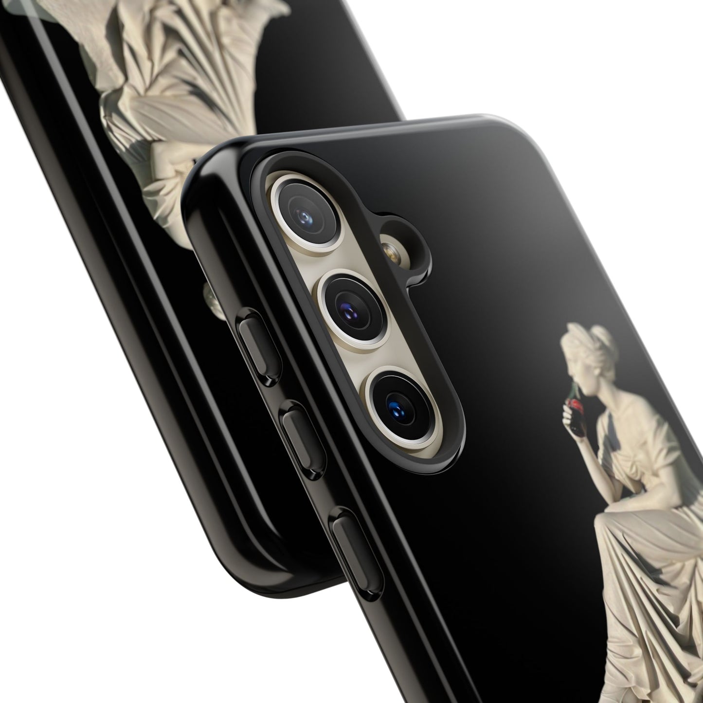 Elegant Phone Case - Stylish Tough Case with Sculpture Design