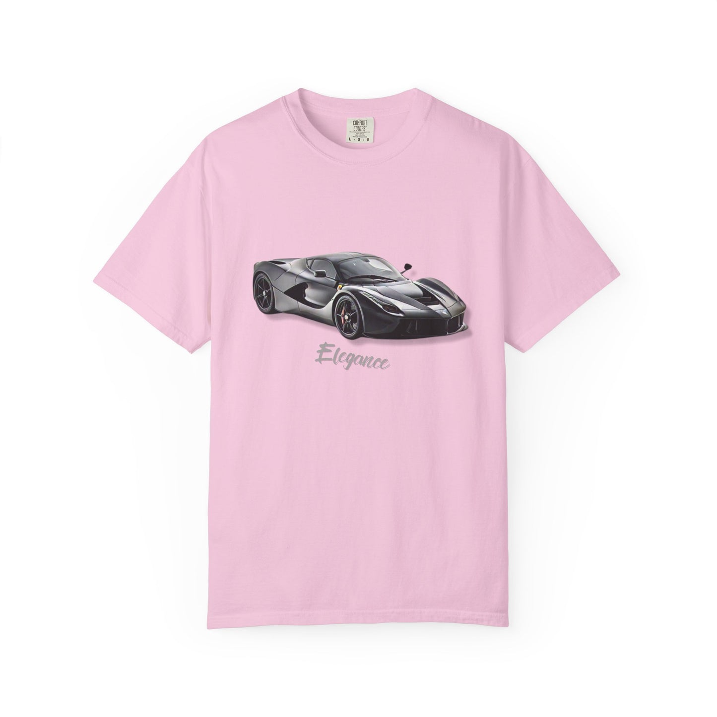 Elegant Car Graphic Unisex Garment-Dyed T-Shirt