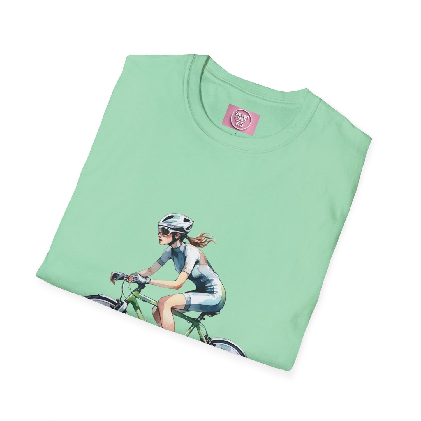 Cycling Enthusiast Softstyle T-Shirt – Sporty Graphic Tee for Bikers
