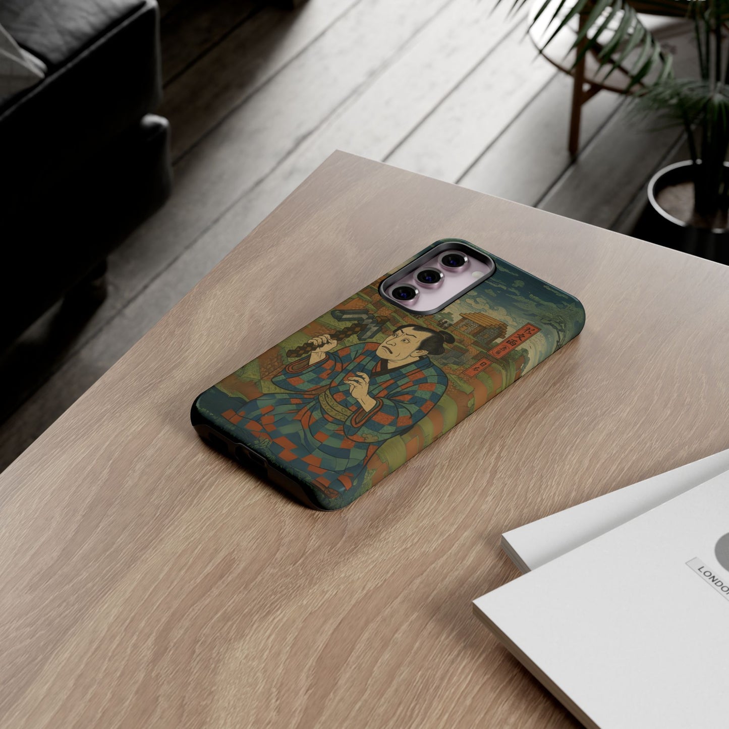 Tough Cases - Japanese Art Phone Case with Warrior Design