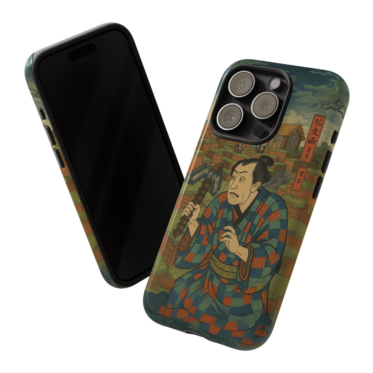 Tough Cases - Japanese Art Phone Case with Warrior Design