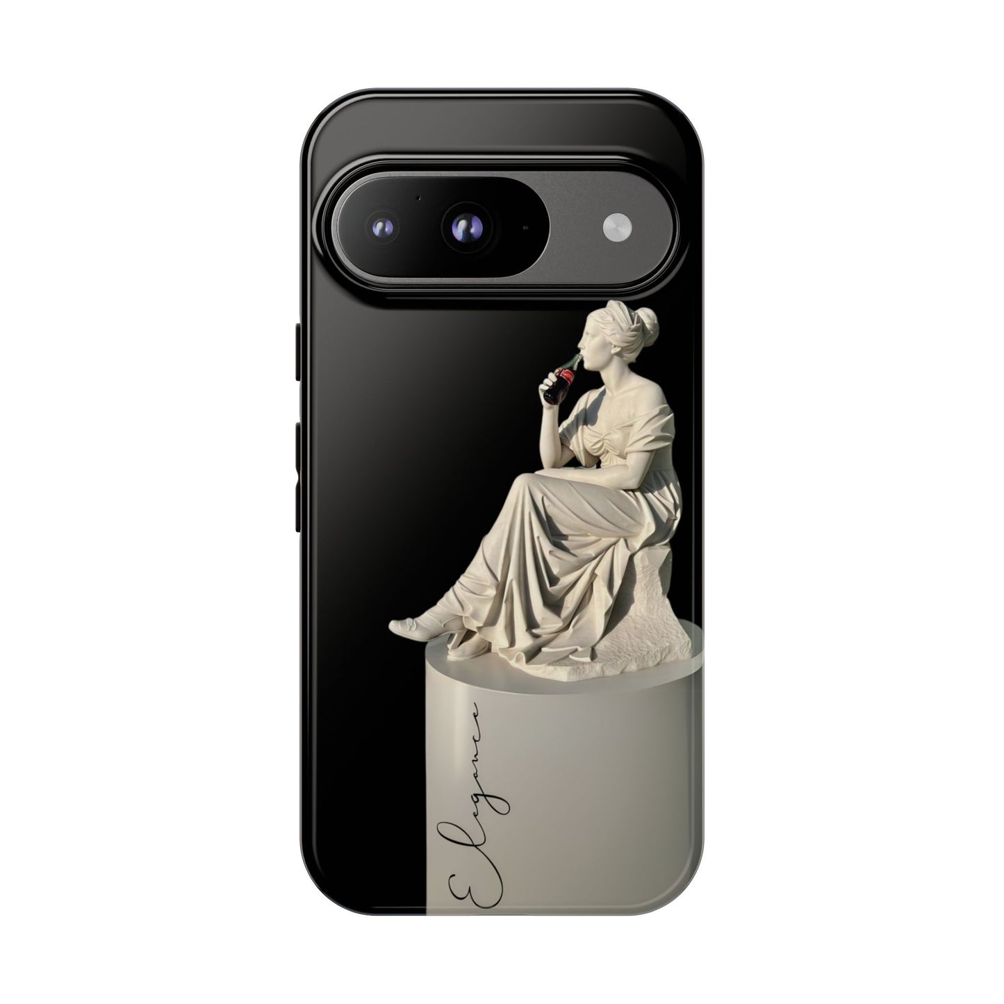 Elegant Phone Case - Stylish Tough Case with Sculpture Design