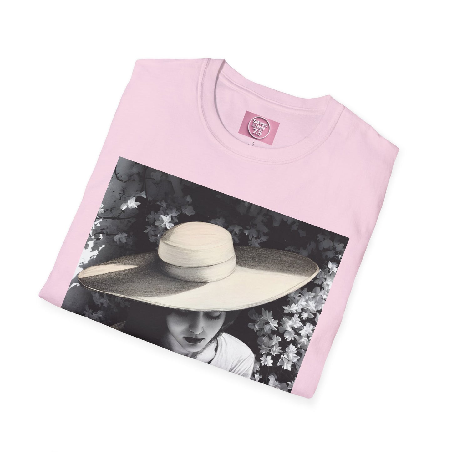 Elegant Charcoal art Softstyle T-Shirt - Perfect for Spring and Summer