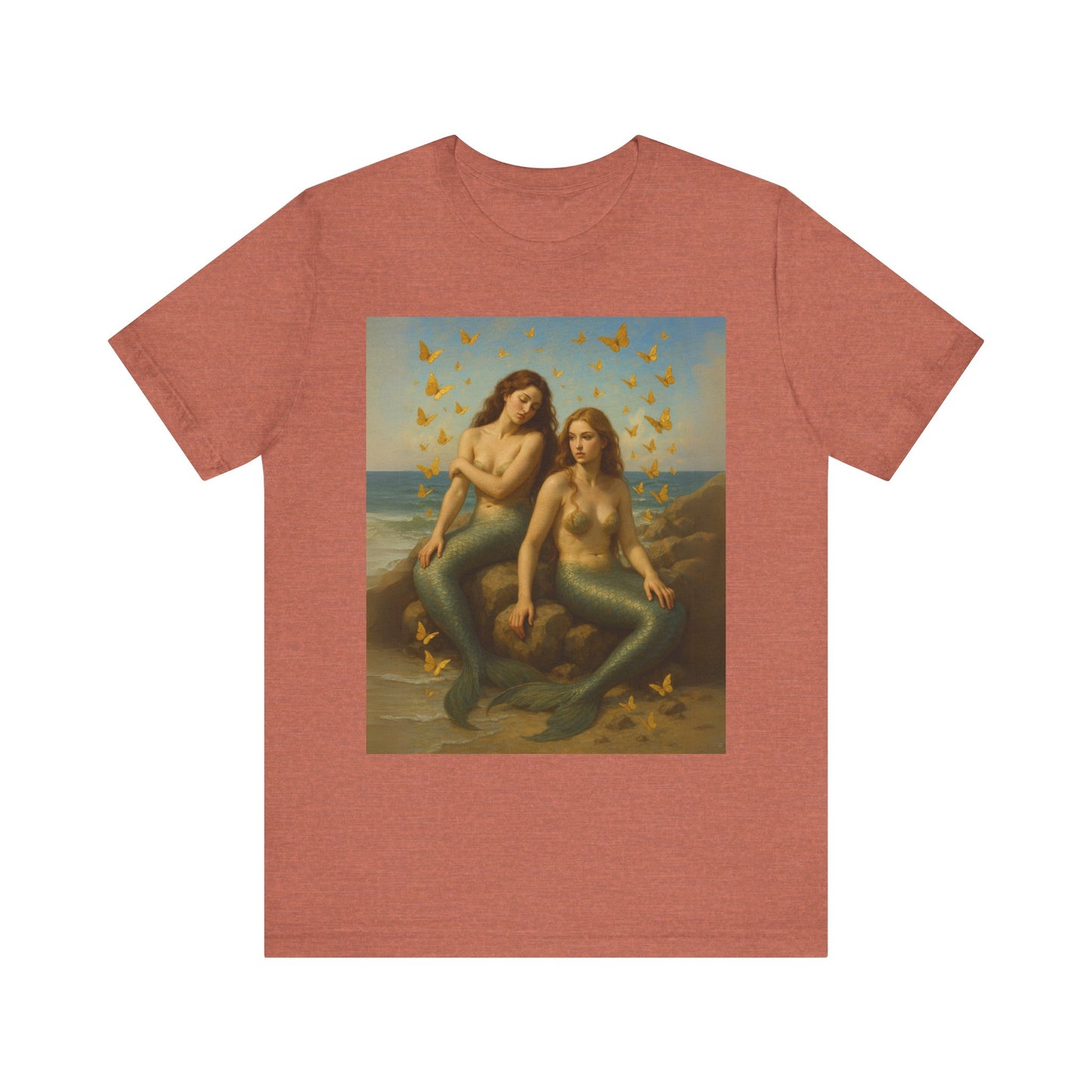 Mermaid Goddess Tee - Artistic Short Sleeve Shirt