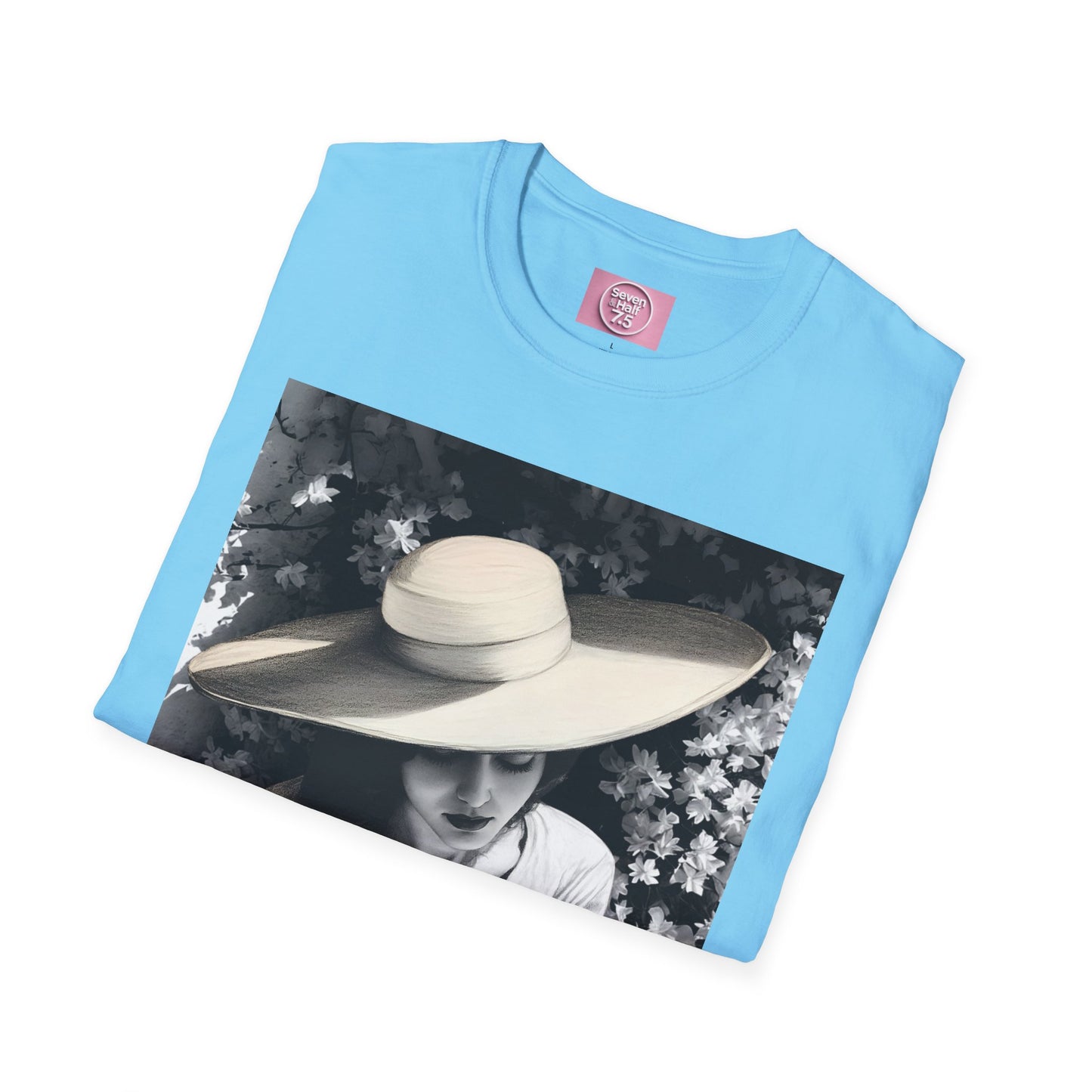 Elegant Charcoal art Softstyle T-Shirt - Perfect for Spring and Summer