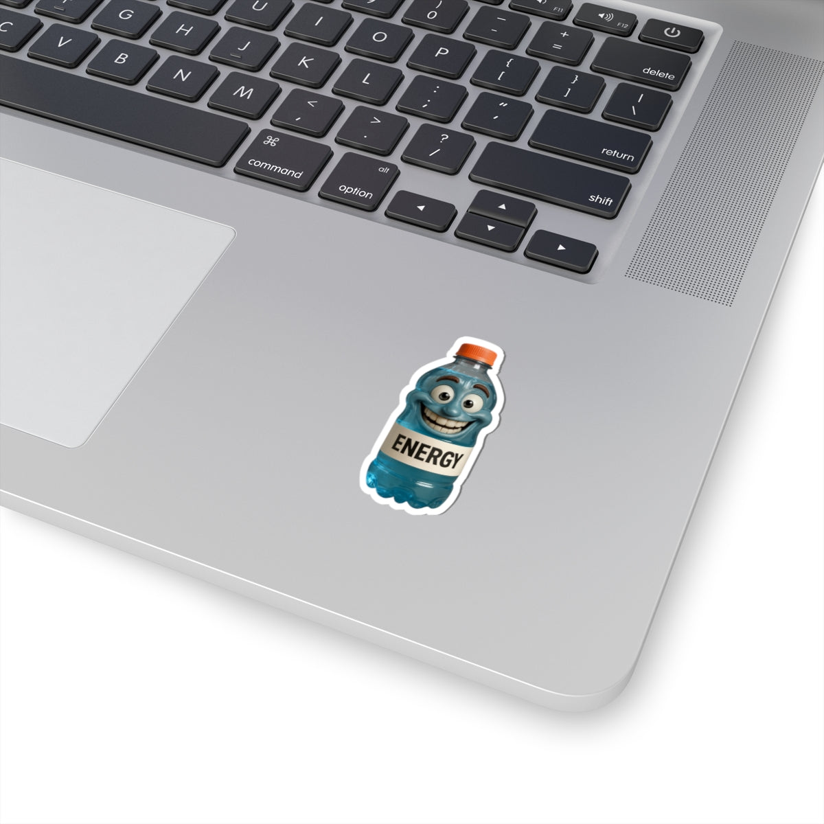 Fun Energy Drink Kiss-Cut Sticker - Playful Design for Laptops & Water Bottles