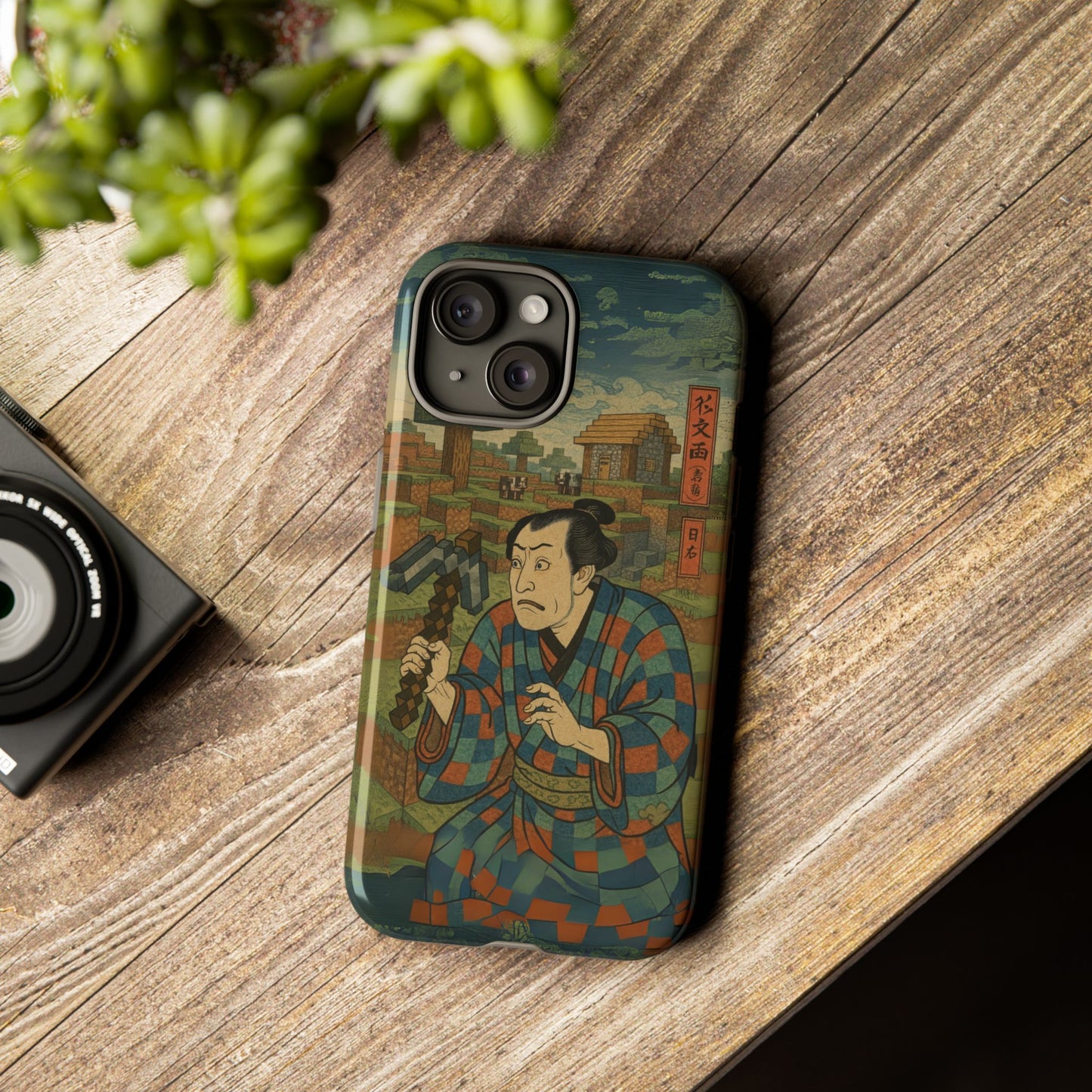 Tough Cases - Japanese Art Phone Case with Warrior Design