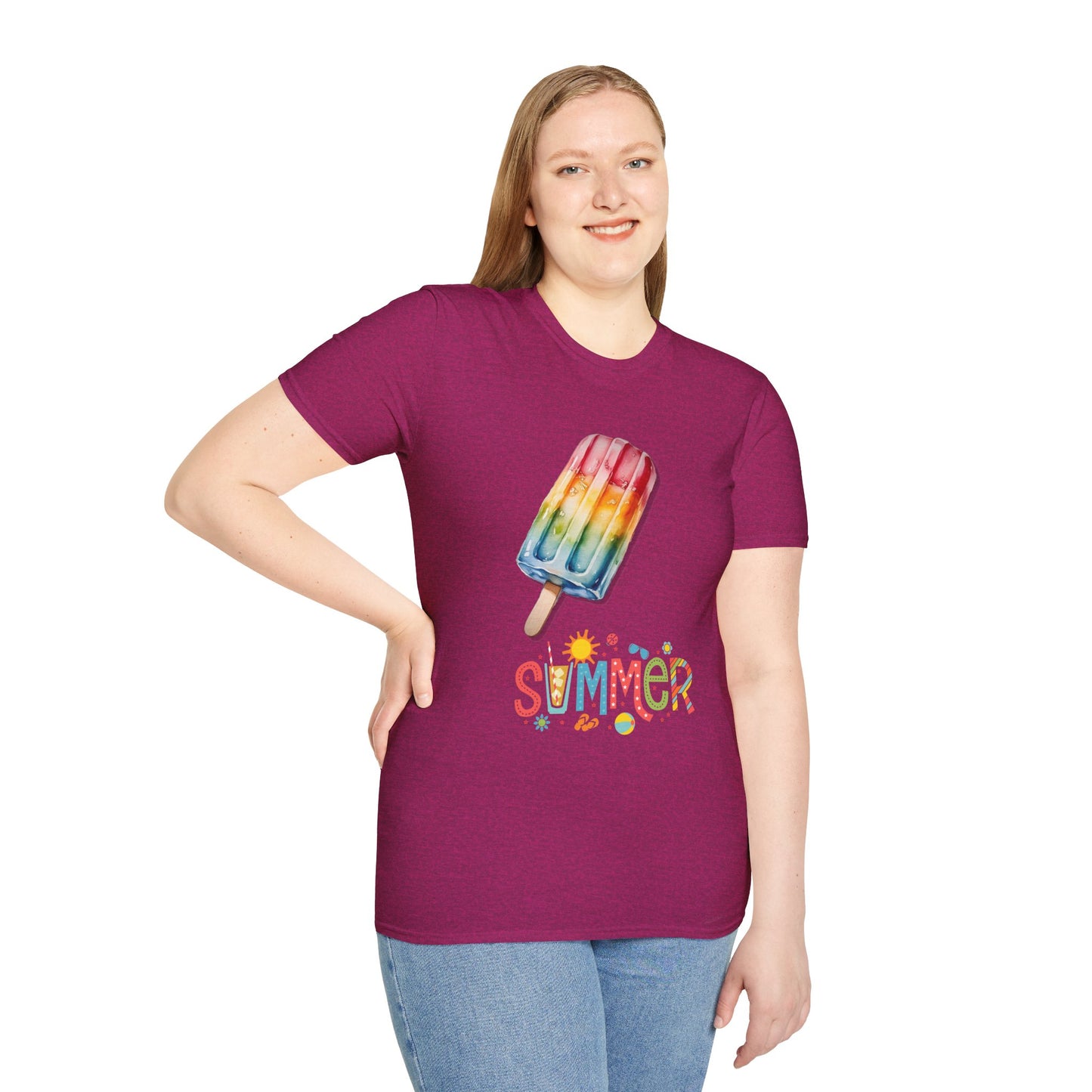 Summer Popsicle Soft style T-Shirt - Fun & Colorful Summer Vibes