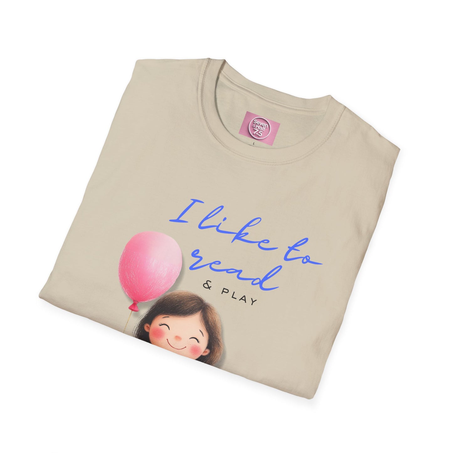 Women's Fun T-Shirt - "I Like to Read & Play"