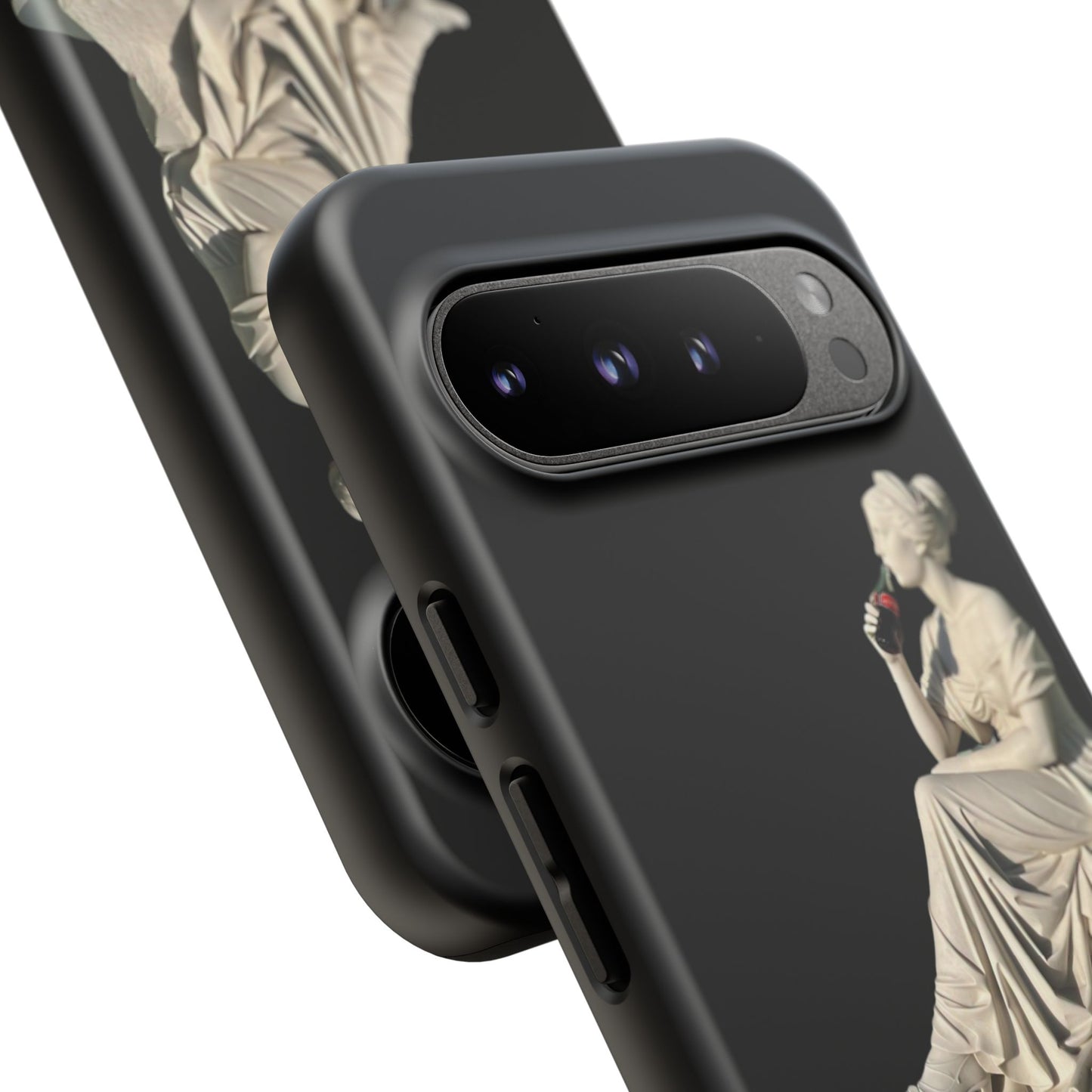Elegant Phone Case - Stylish Tough Case with Sculpture Design