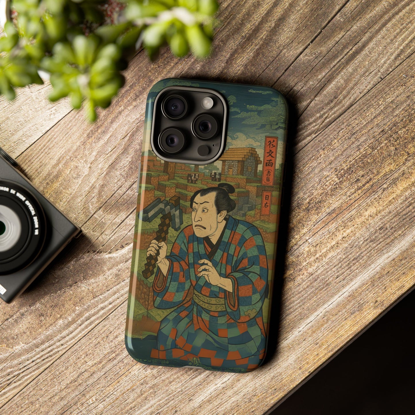 Tough Cases - Japanese Art Phone Case with Warrior Design