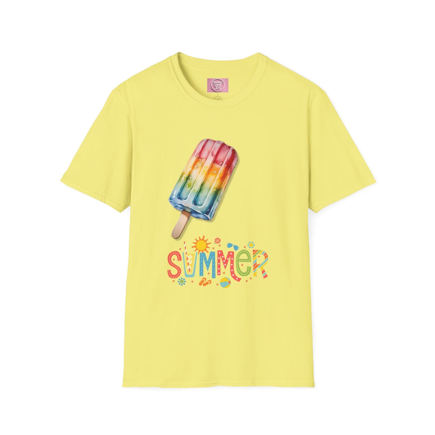 Summer Popsicle Soft style T-Shirt - Fun & Colorful Summer Vibes