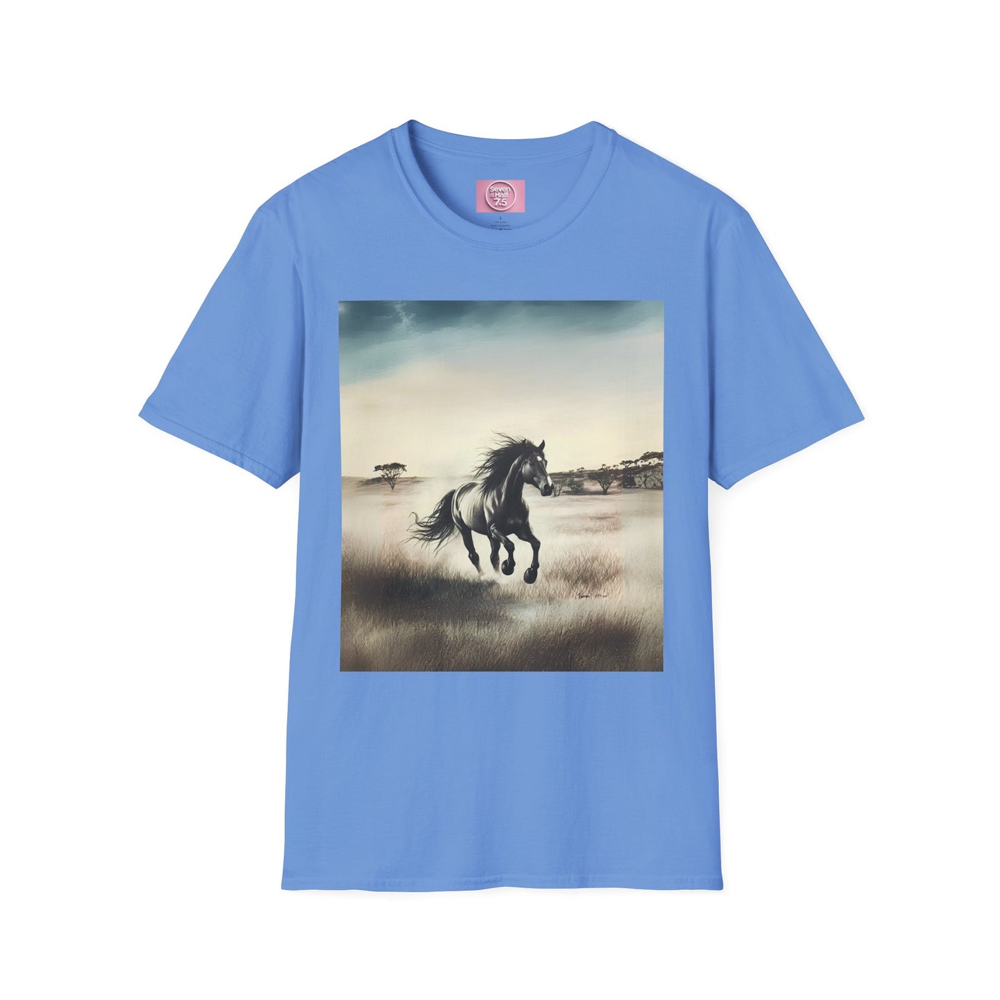 Majestic Horse Unisex Softstyle T-Shirt - Nature Inspired Graphic Tee