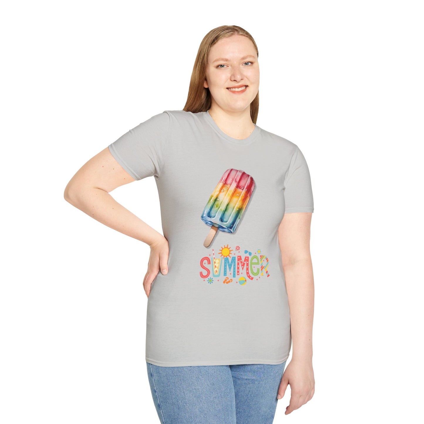 Summer Popsicle Soft style T-Shirt - Fun & Colorful Summer Vibes