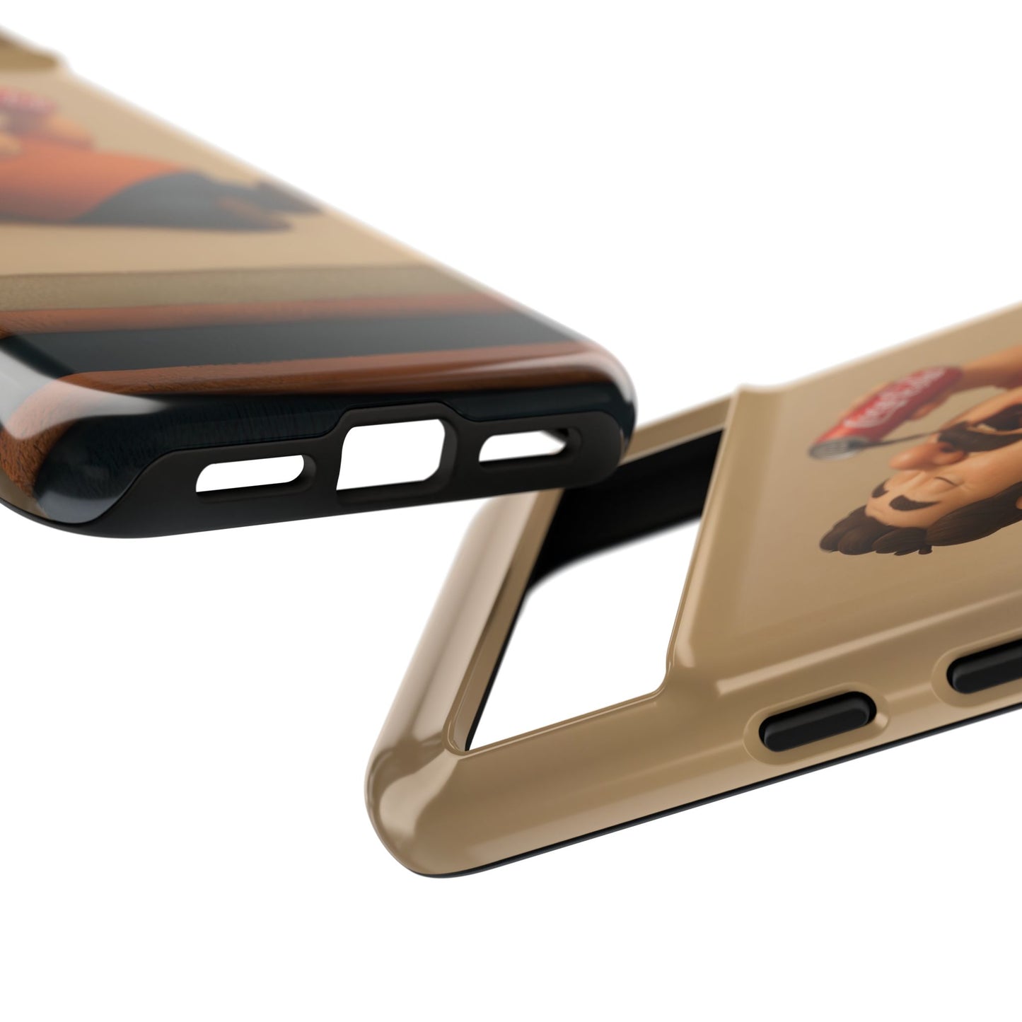 Funny Cartoon Phone Case - 'Coca-Cola Chill' Design