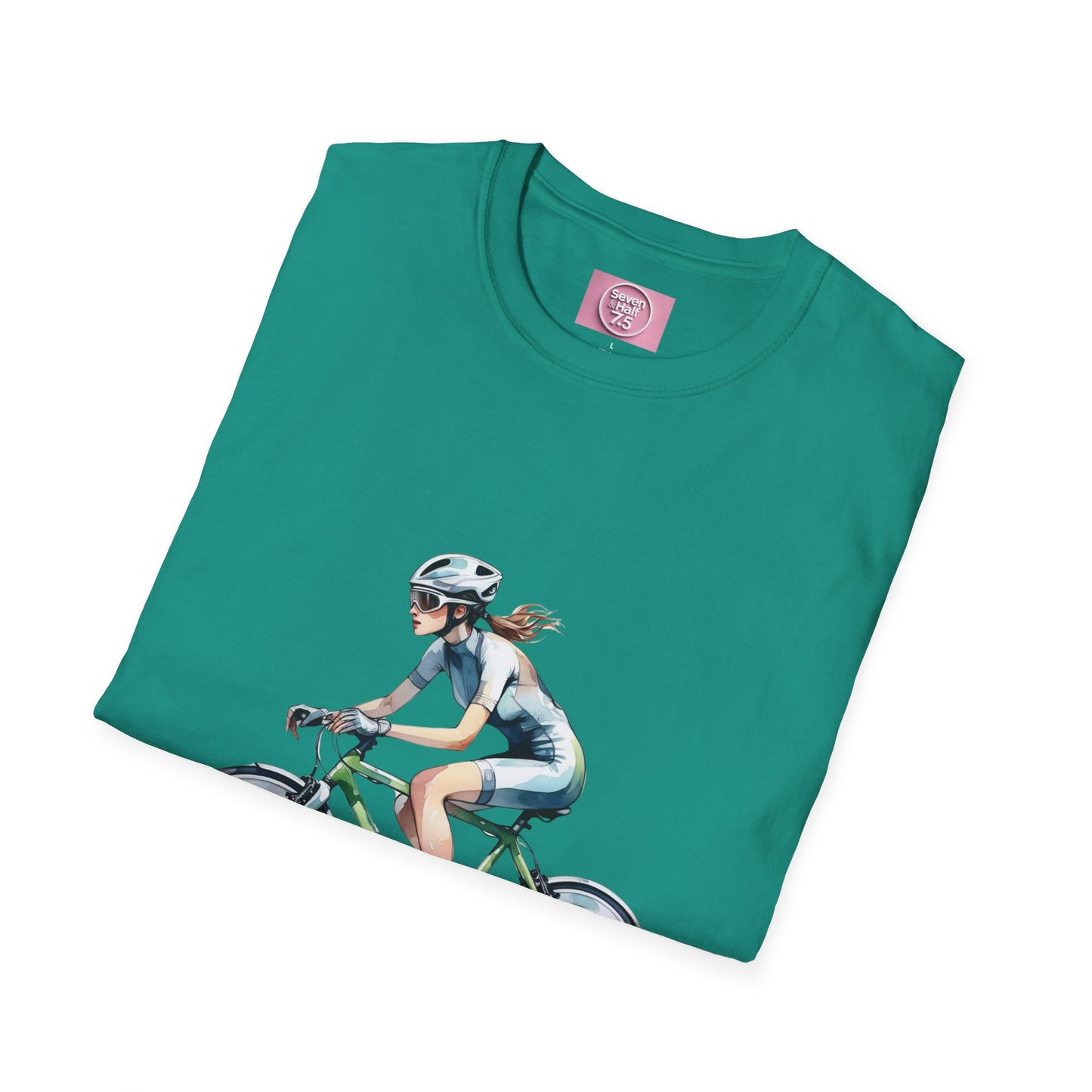 Cycling Enthusiast Softstyle T-Shirt – Sporty Graphic Tee for Bikers