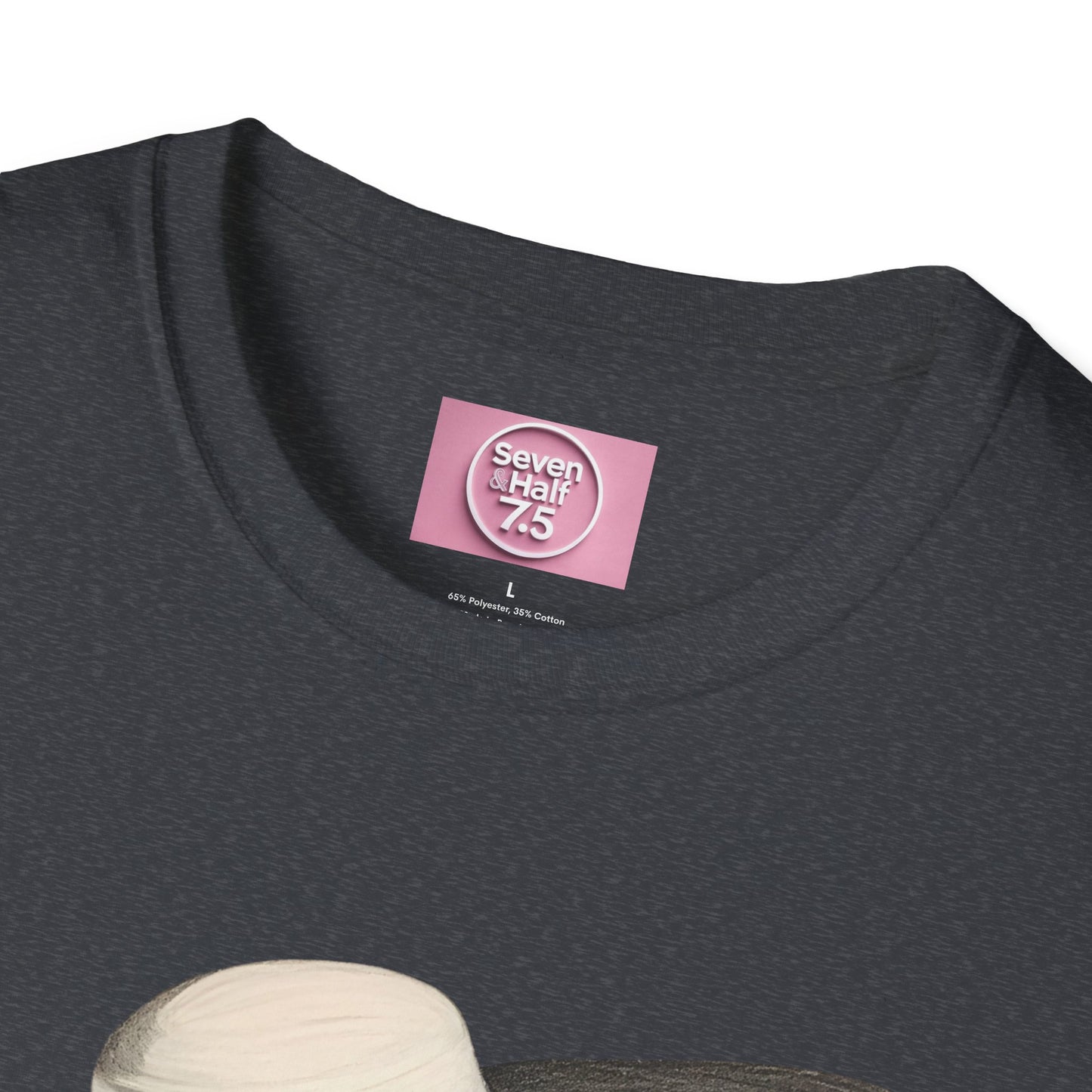 Artistic Women's Softstyle T-Shirt - Charcoal art Design