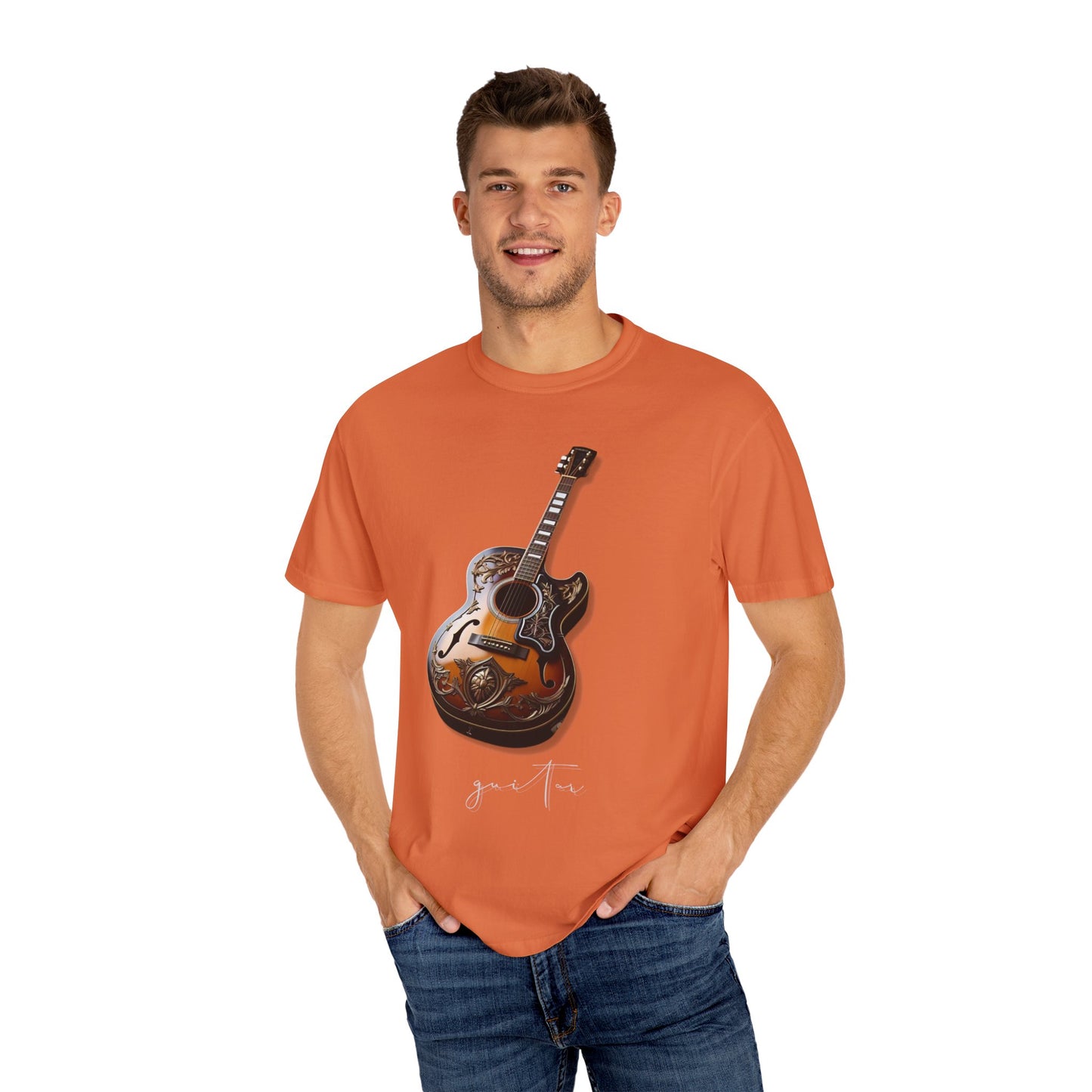 Vintage Guitar Graphic Unisex T-Shirt - Perfect for Music Lovers