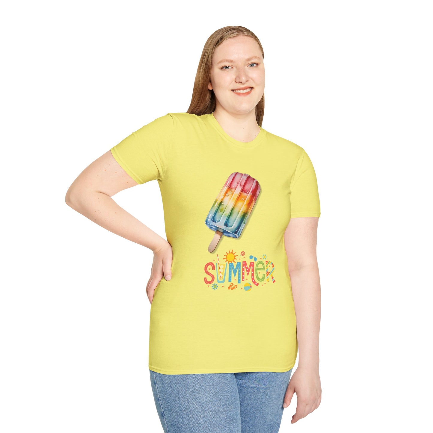 Summer Popsicle Soft style T-Shirt - Fun & Colorful Summer Vibes