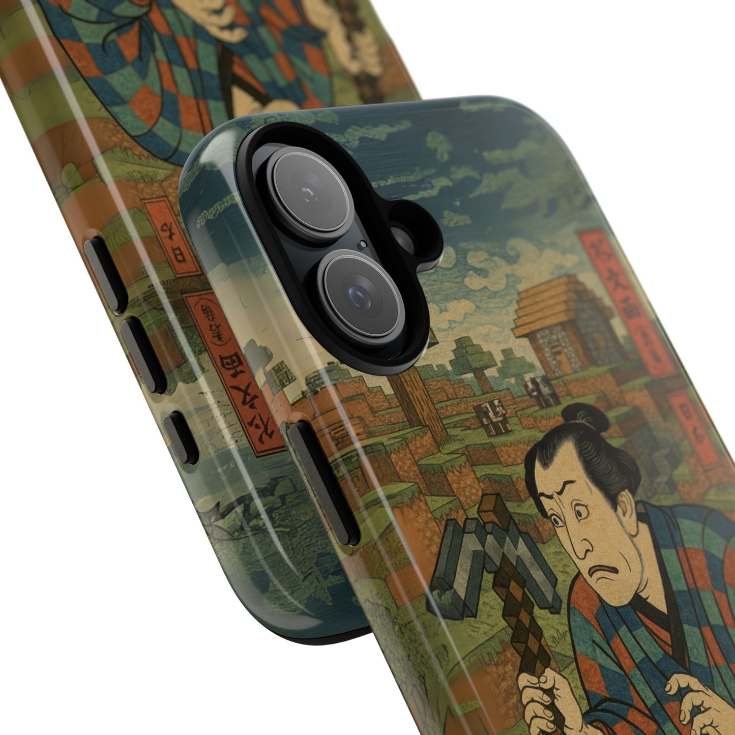 Tough Cases - Japanese Art Phone Case with Warrior Design