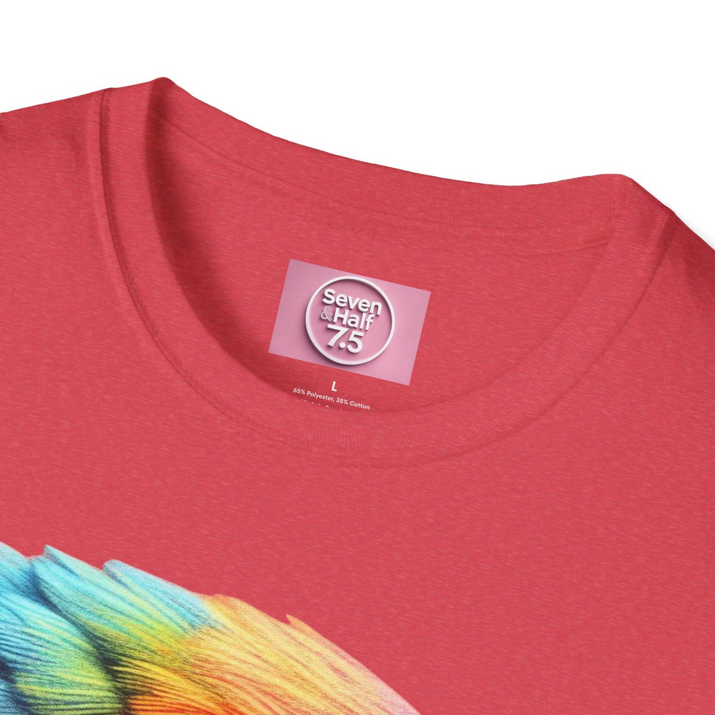 Vibrant Parrot Teamwork T-Shirt for Nature Lovers