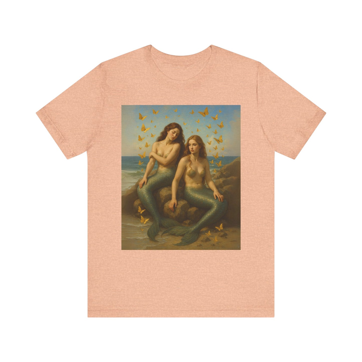 Mermaid Goddess Tee - Artistic Short Sleeve Shirt