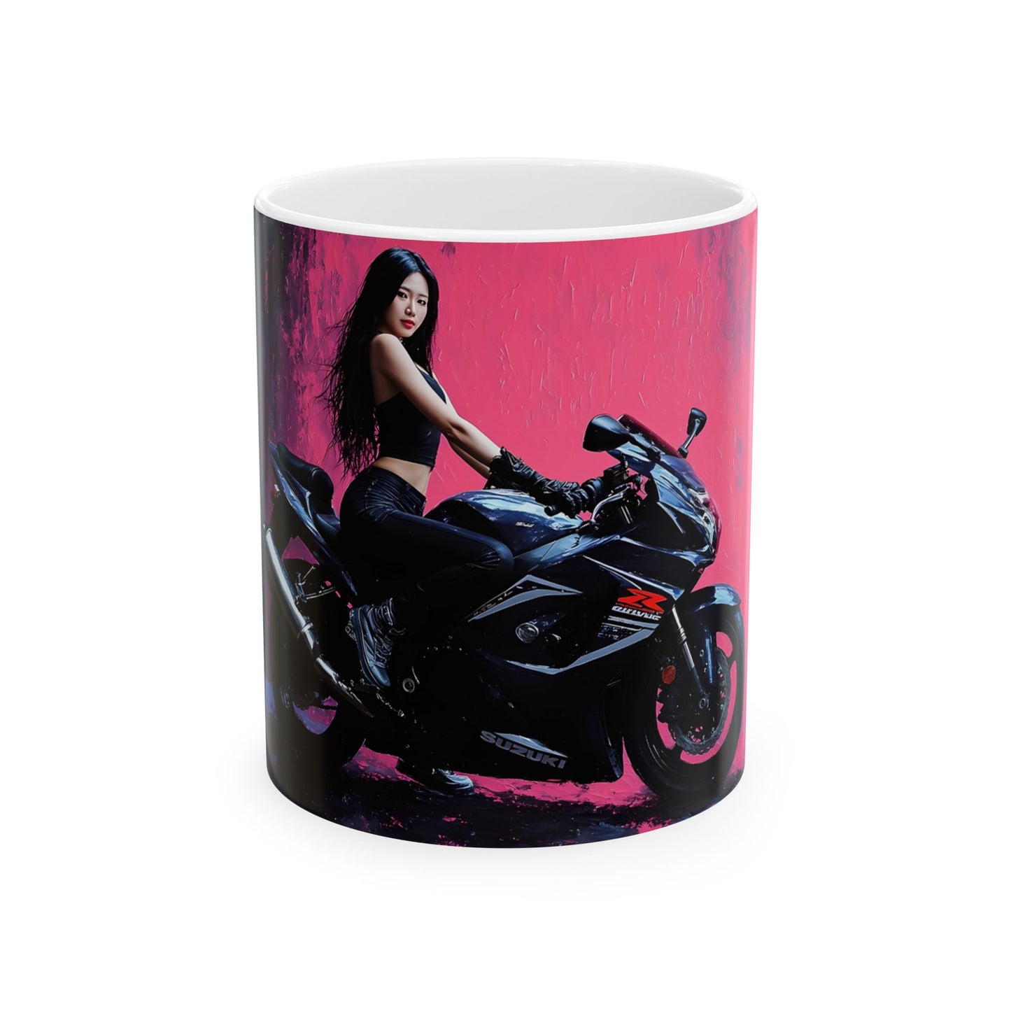 Motorcycle Vibes Ceramic Mug – 11oz & 15oz