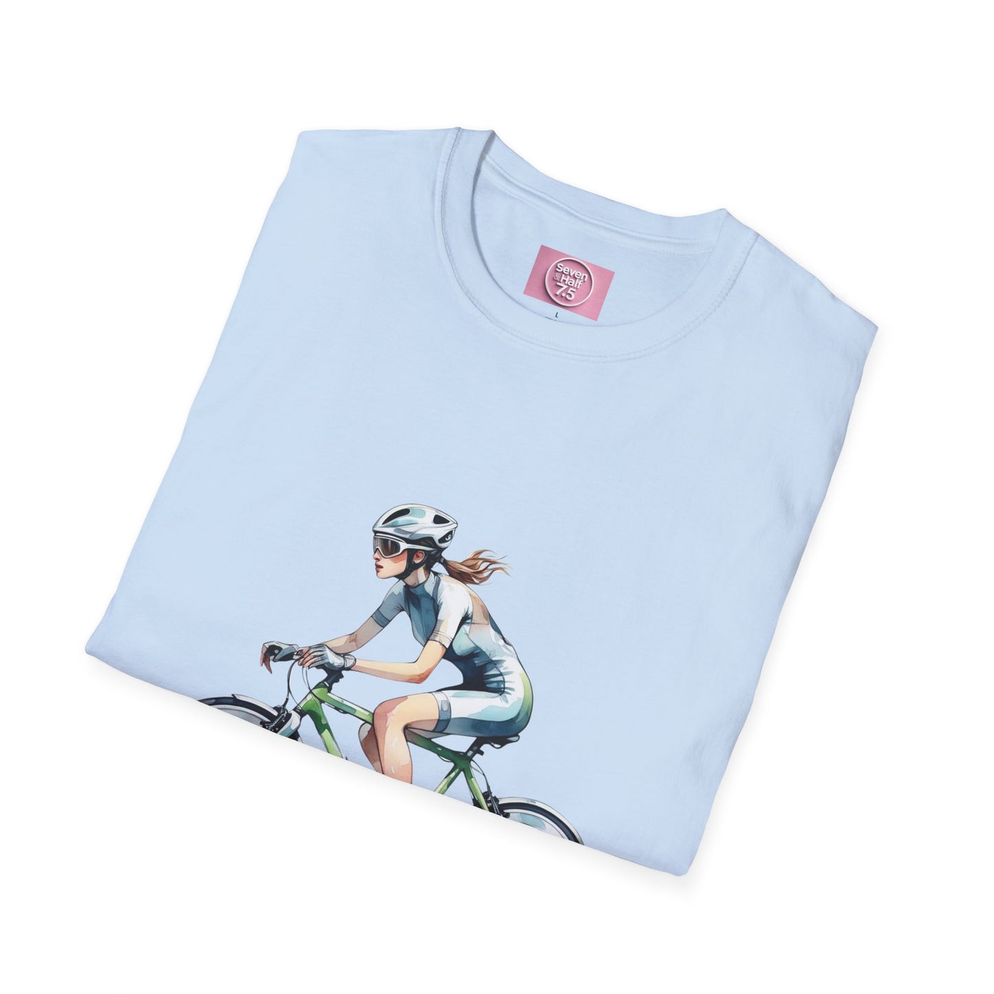 Cycling Enthusiast Softstyle T-Shirt – Sporty Graphic Tee for Bikers