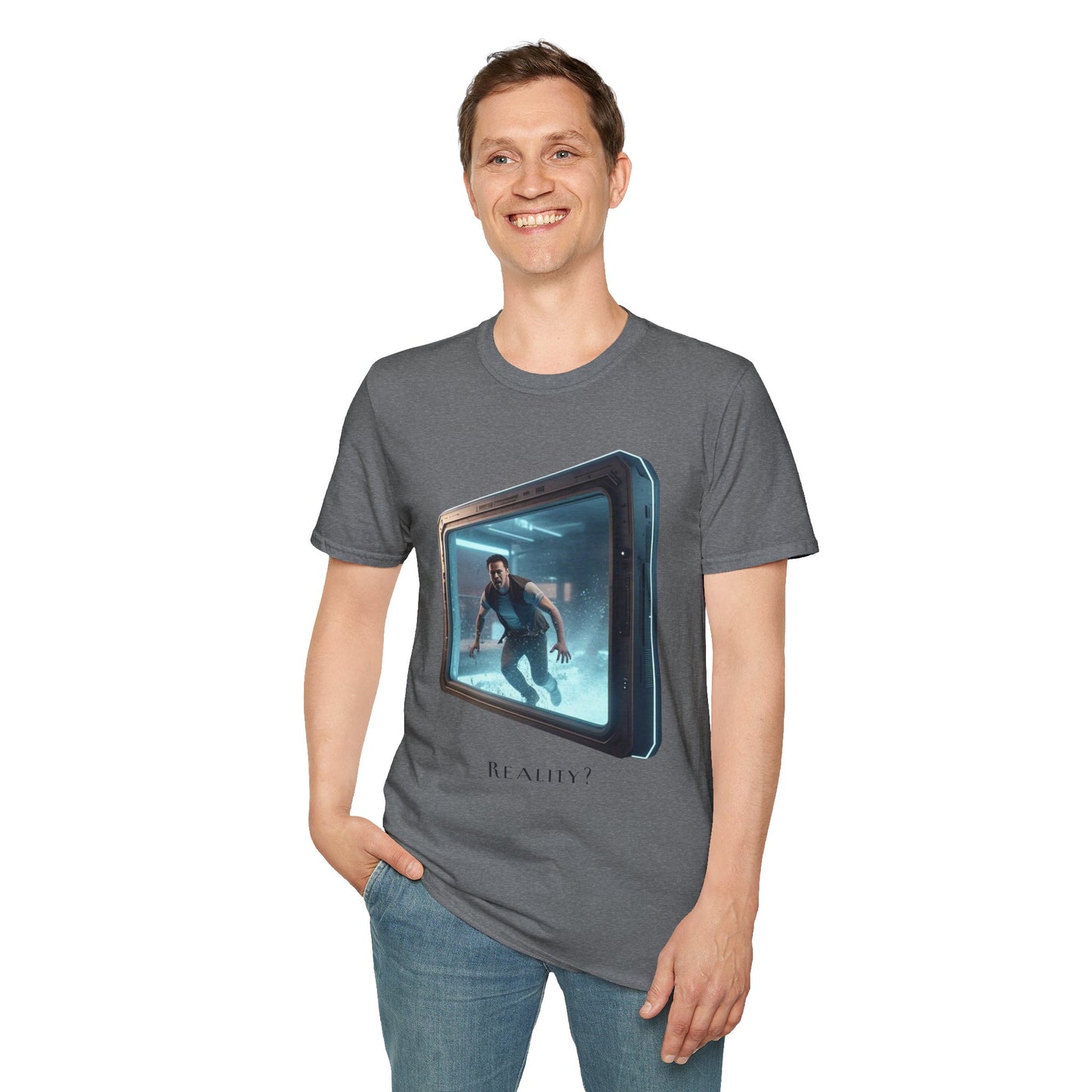 Softstyle T-Shirt - 'Reality?' Graphic Tee for Dreamers