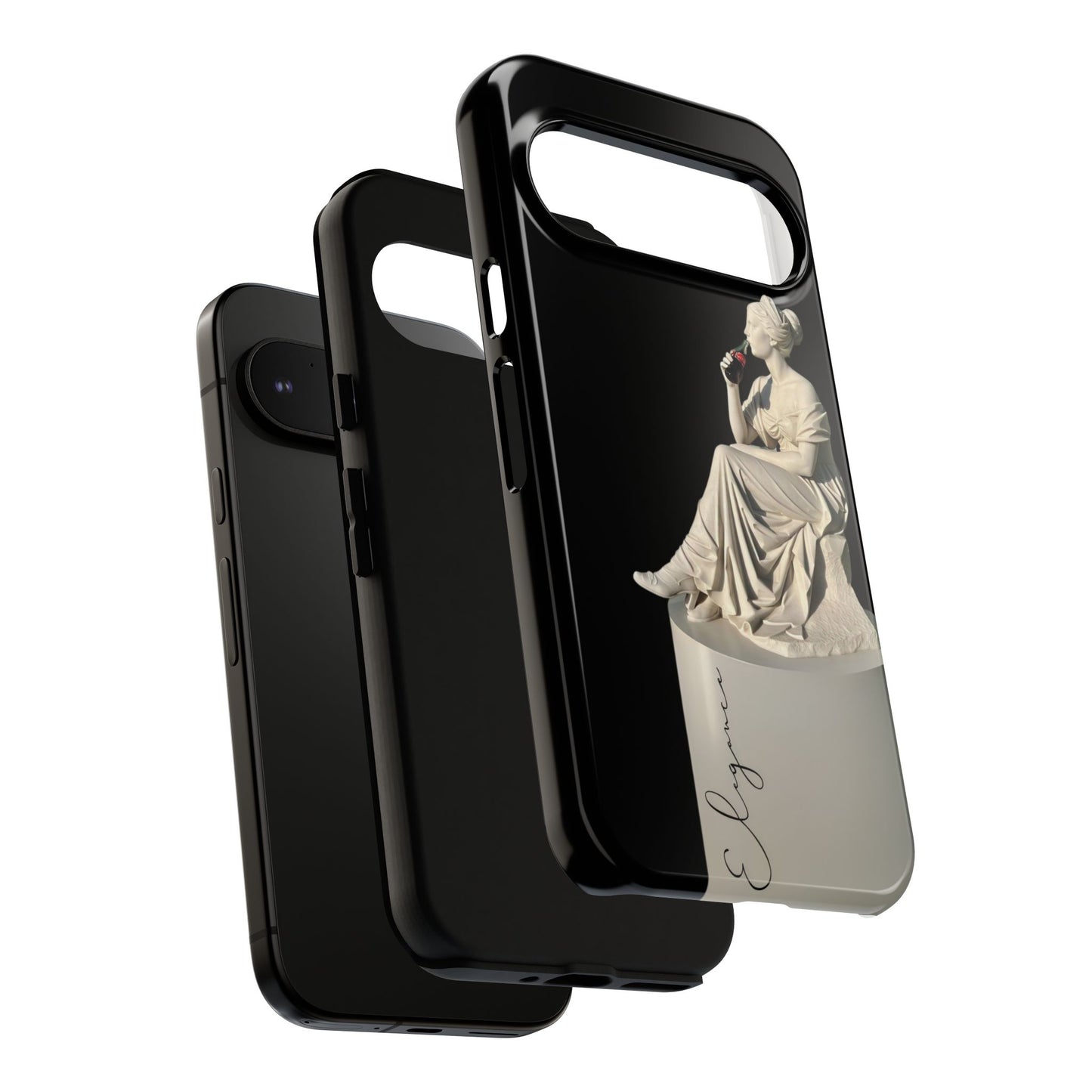 Elegant Phone Case - Stylish Tough Case with Sculpture Design