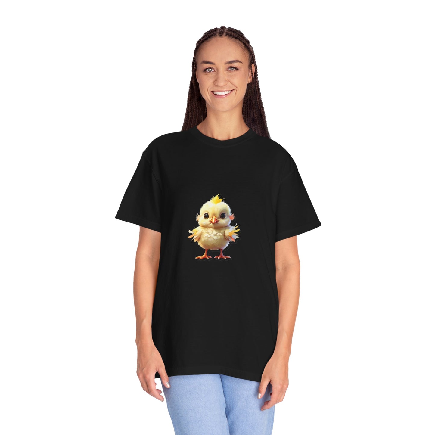 Cute Chick Unisex Garment-Dyed T-Shirt - Perfect for Spring Celebrations