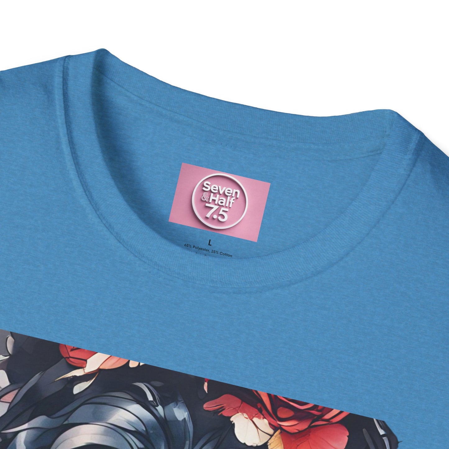 Stylish Unisex Softstyle T-Shirt - Charming Kimono Girl Design