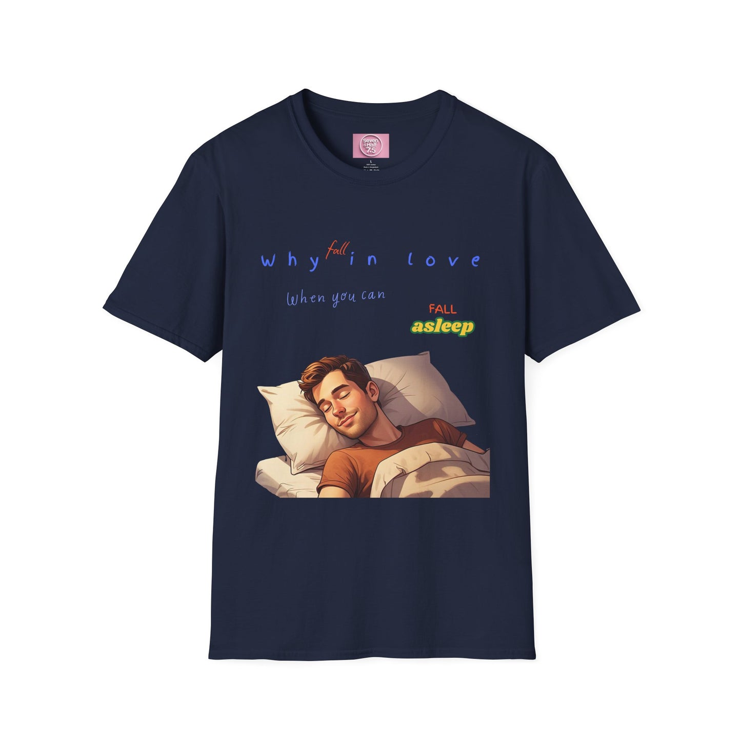 Fall Asleep Softstyle T-Shirt | Cozy Sleep Vibes | Perfect Gift for Sleep Lovers
