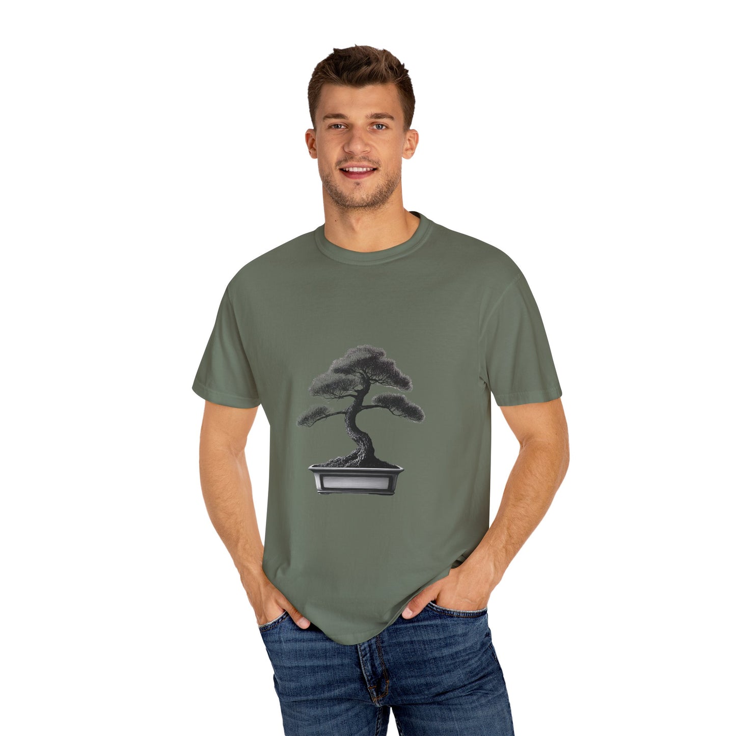 Bonsai Tree Garment-Dyed Unisex T-Shirt