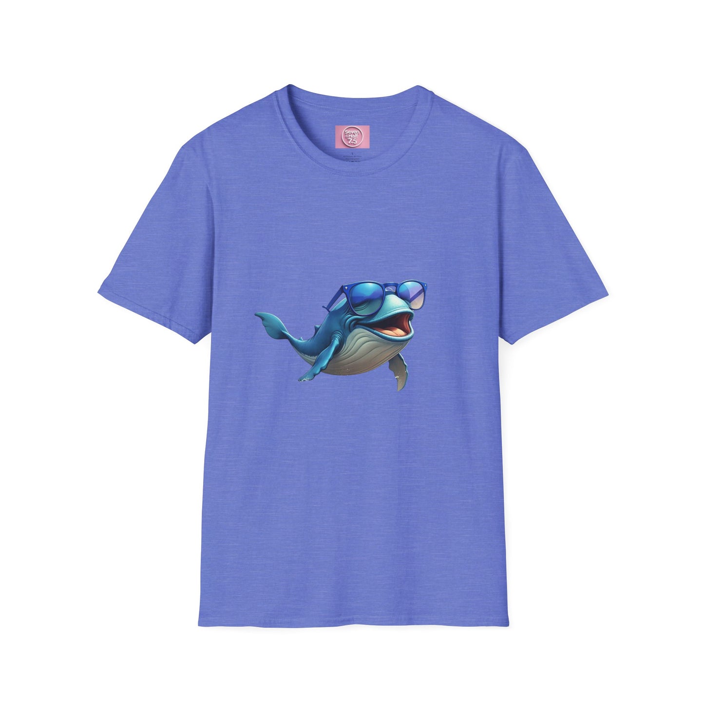 Cool Sunglasses Whale Unisex Softstyle T-Shirt