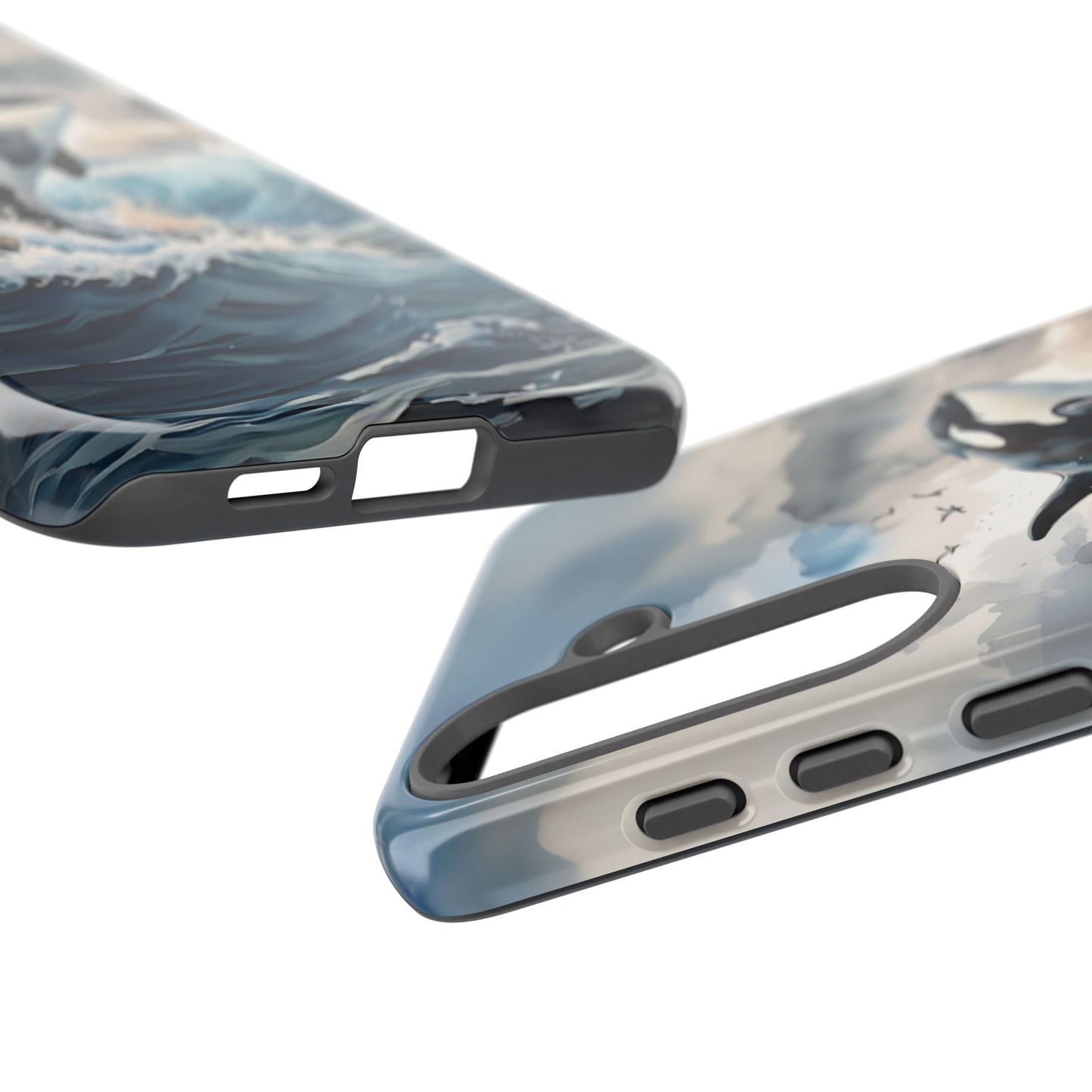 Whale Splash Phone Case - Tough & Stylish Ocean Design