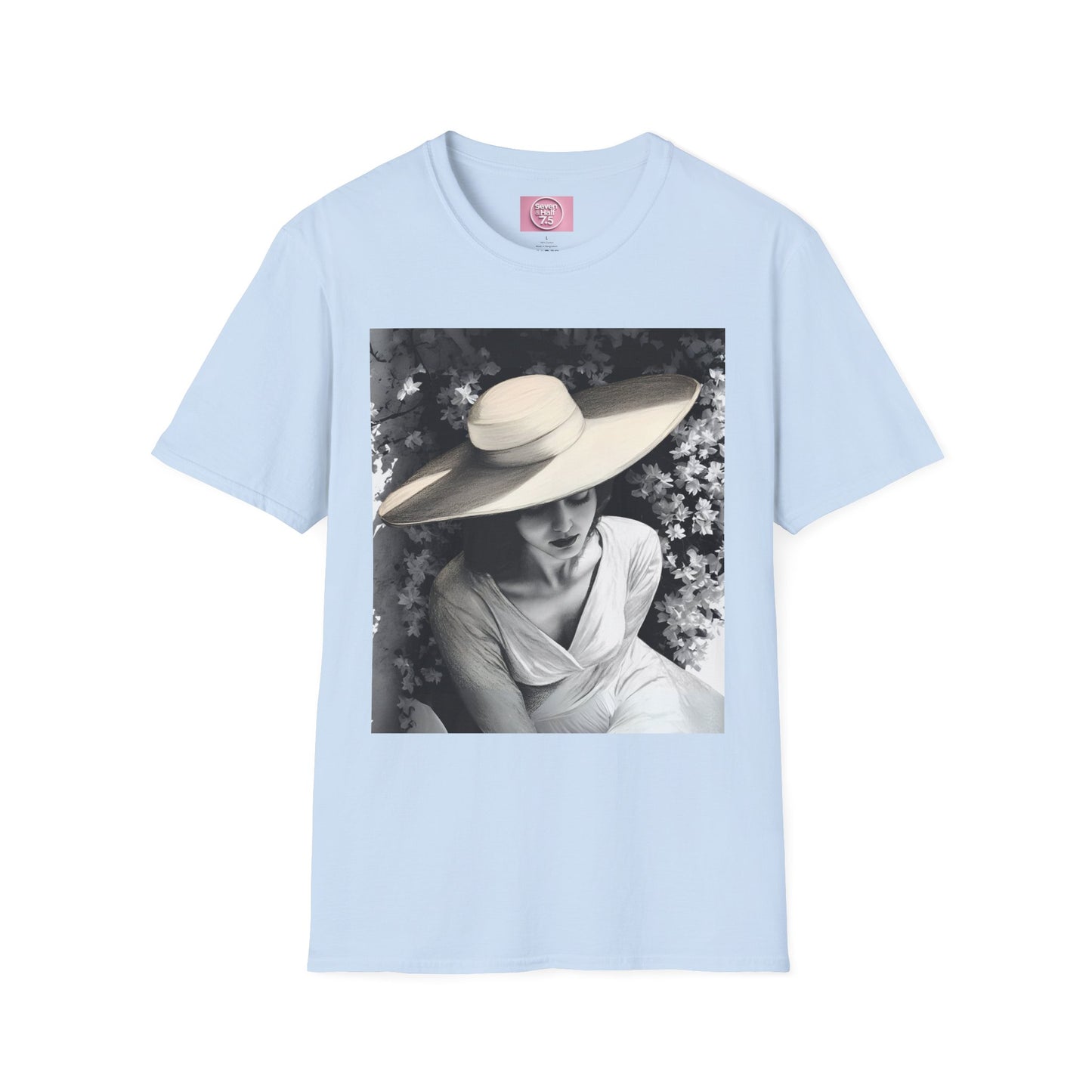 Elegant Charcoal art Softstyle T-Shirt - Perfect for Spring and Summer
