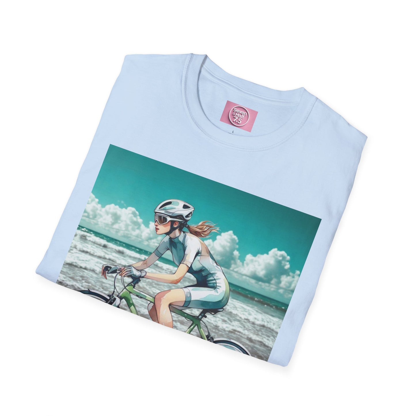 Beach Bike Ride Unisex Softstyle T-Shirt