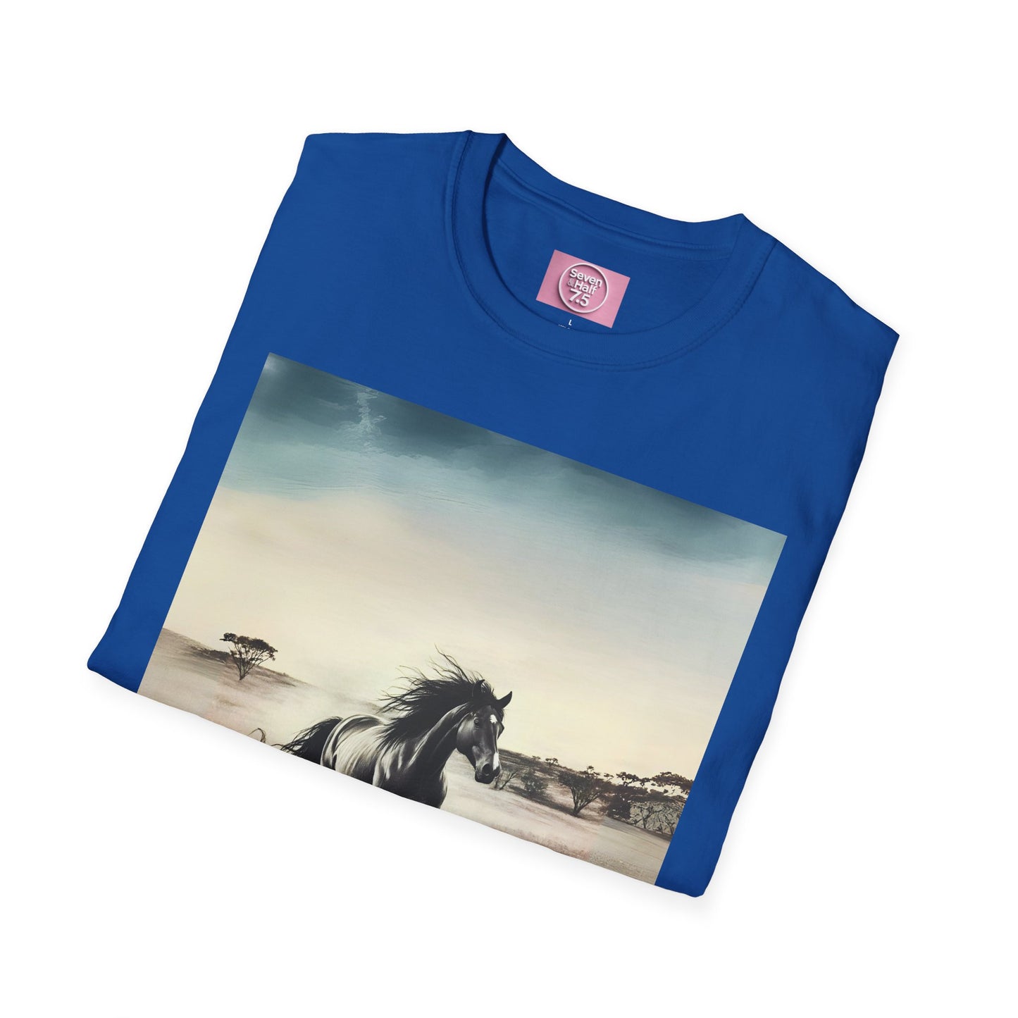 Majestic Horse Unisex Softstyle T-Shirt - Nature Inspired Graphic Tee