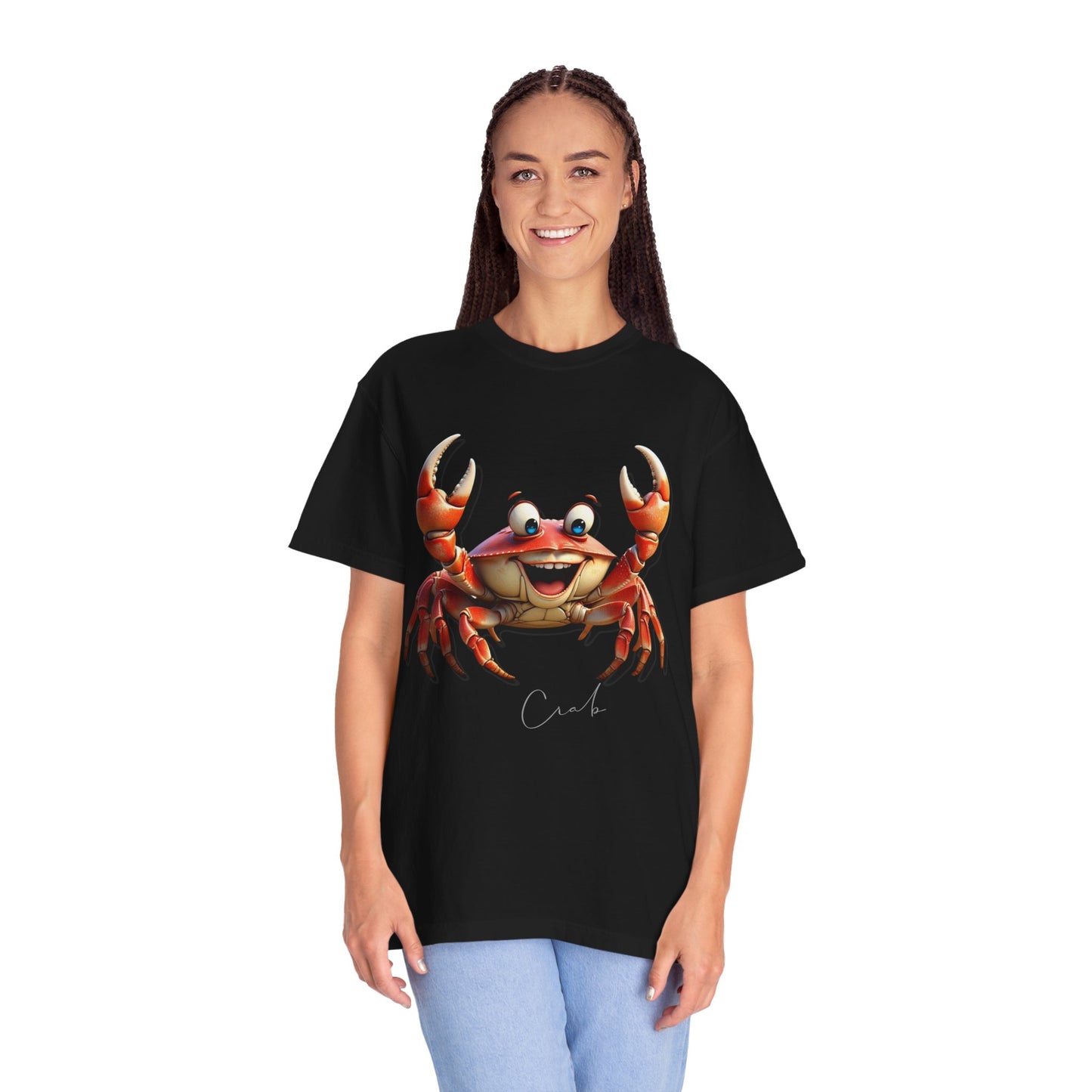 Funny Crab Graphic T-Shirt for Beach Lovers